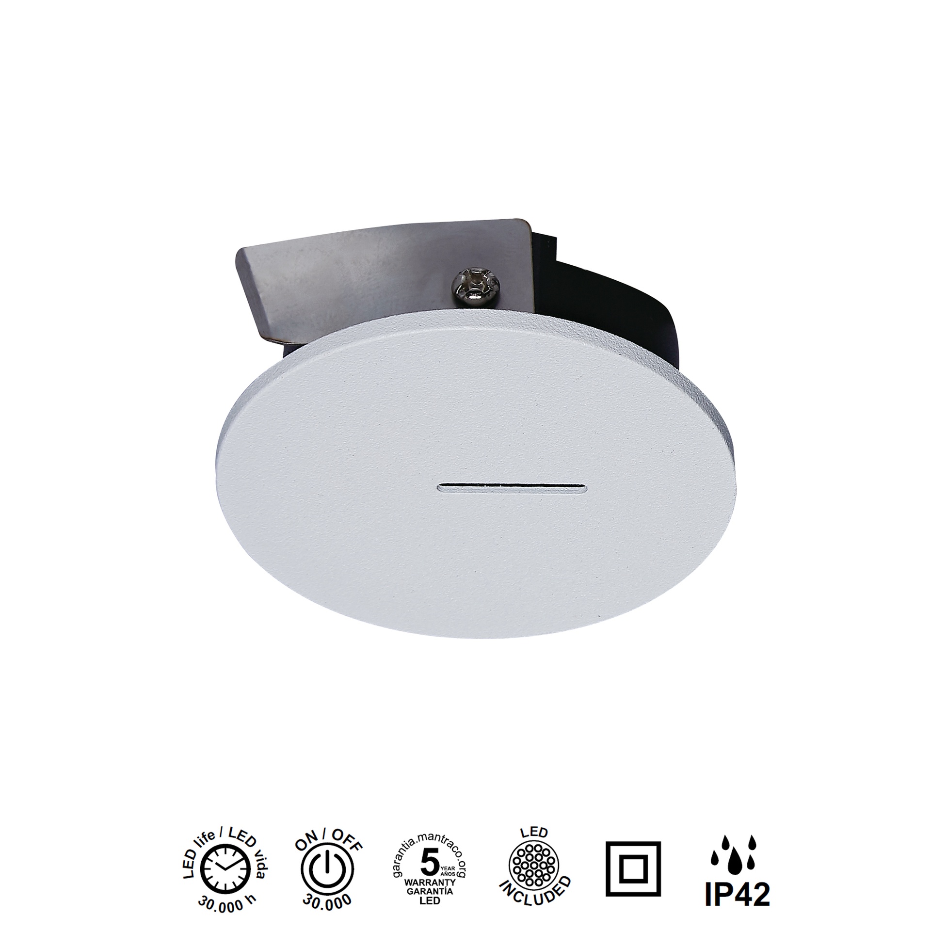 SOTAVENTO * SEGNAPASSI LED 3W 3000K IP42 R BIANCO
