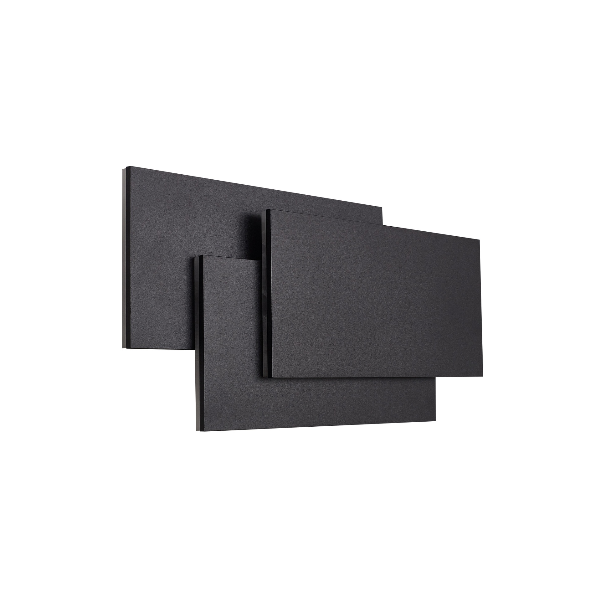 TAHITI XL * APPLIQUE GRANDE LED QUADRATOS 36W - NERO - 3000K