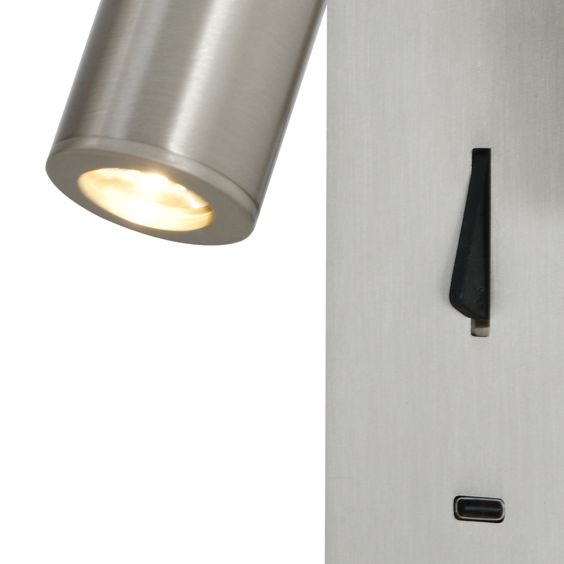 LISSEUSE À LED RATE III * 3W 3000K NICKEL SATINÉ AVEC CHARGEUR TYPE-C