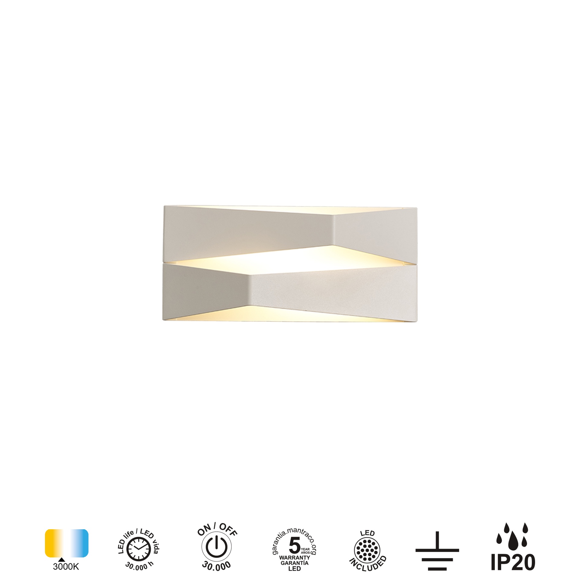 Fuji · Luminaires muraux · Blanc