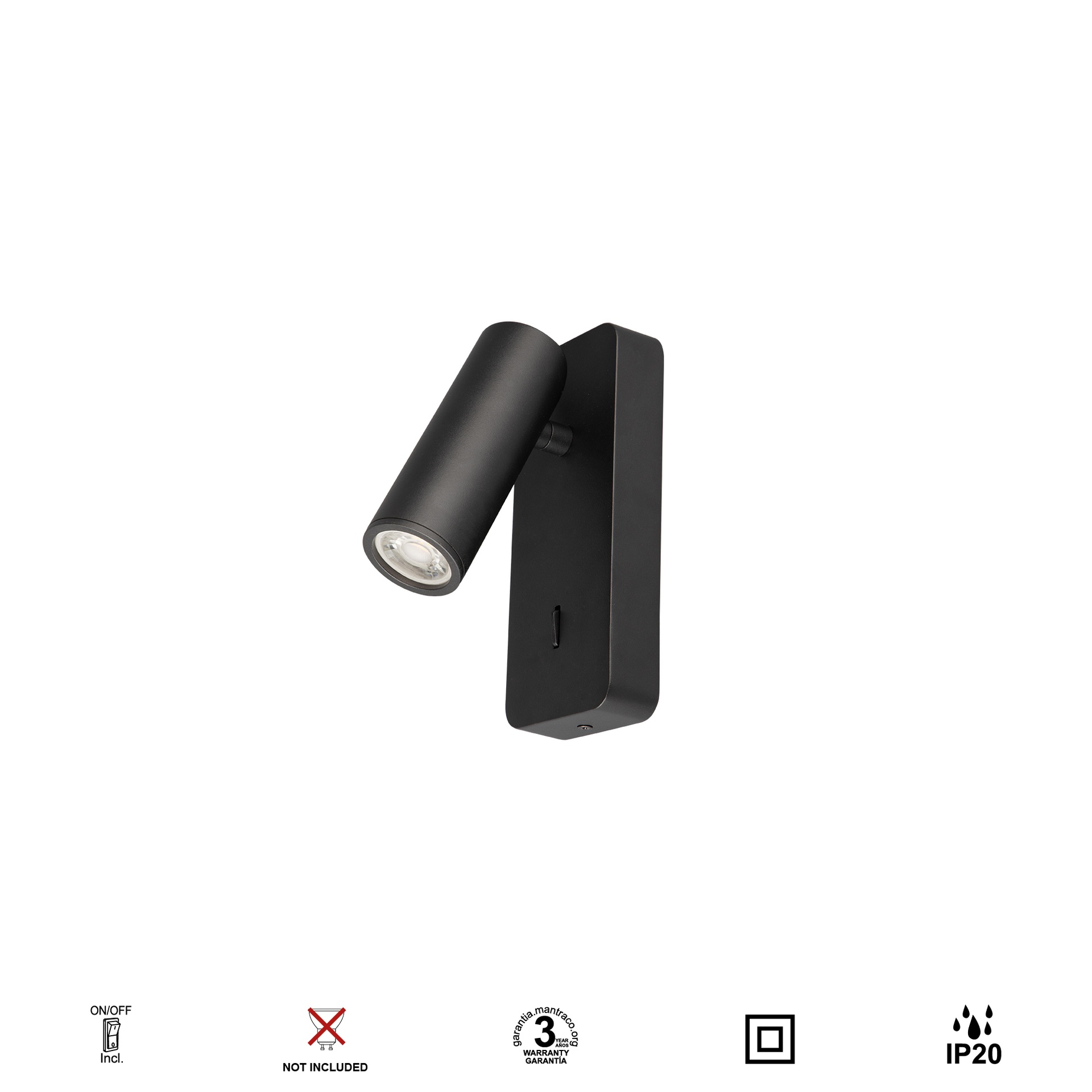 Notte · Luminarias de pared · Black