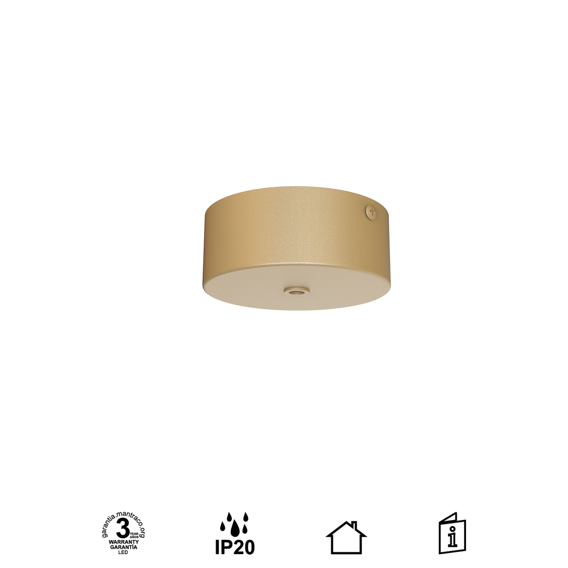 MODULAR LIGHT * PATERE SURFACE 1L - DORÉ