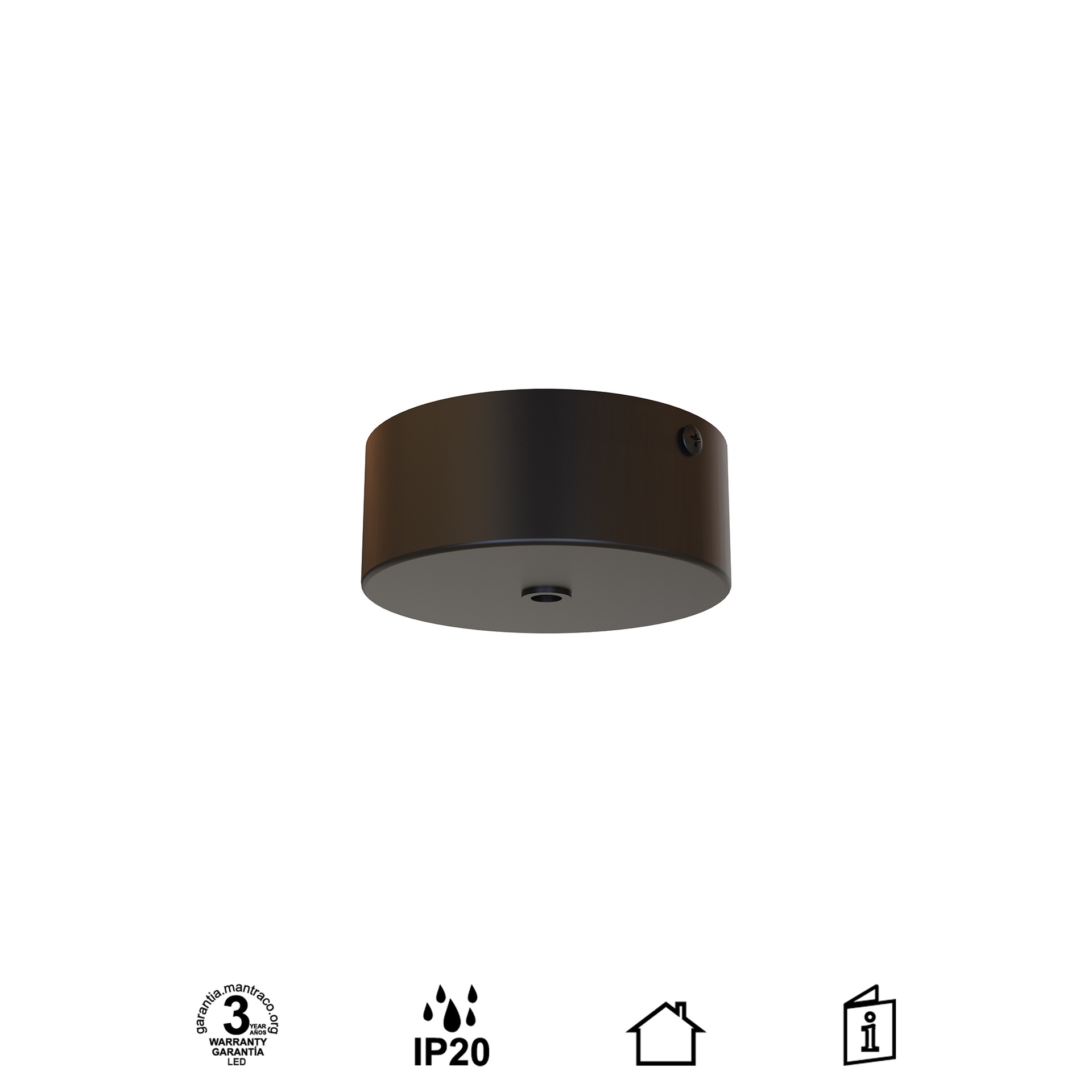 MODULAR LIGHT * SUPERFICIE DEL ROSSONE 1L - NERO