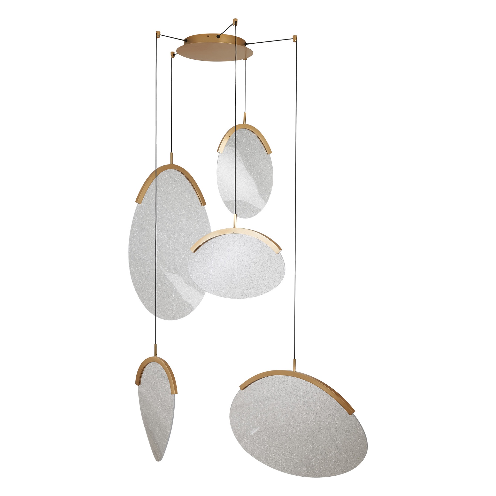 Oasis · Luminarias de techo · Oro