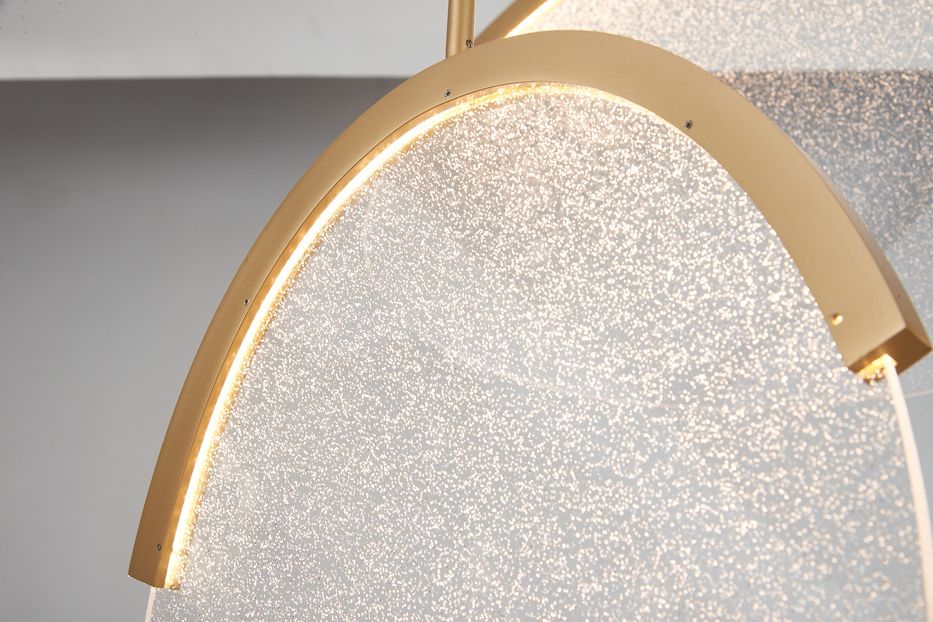 OASIS * PENDANT LAMP LED 40W GOLD - 3 L - Dimmable TRIAC
