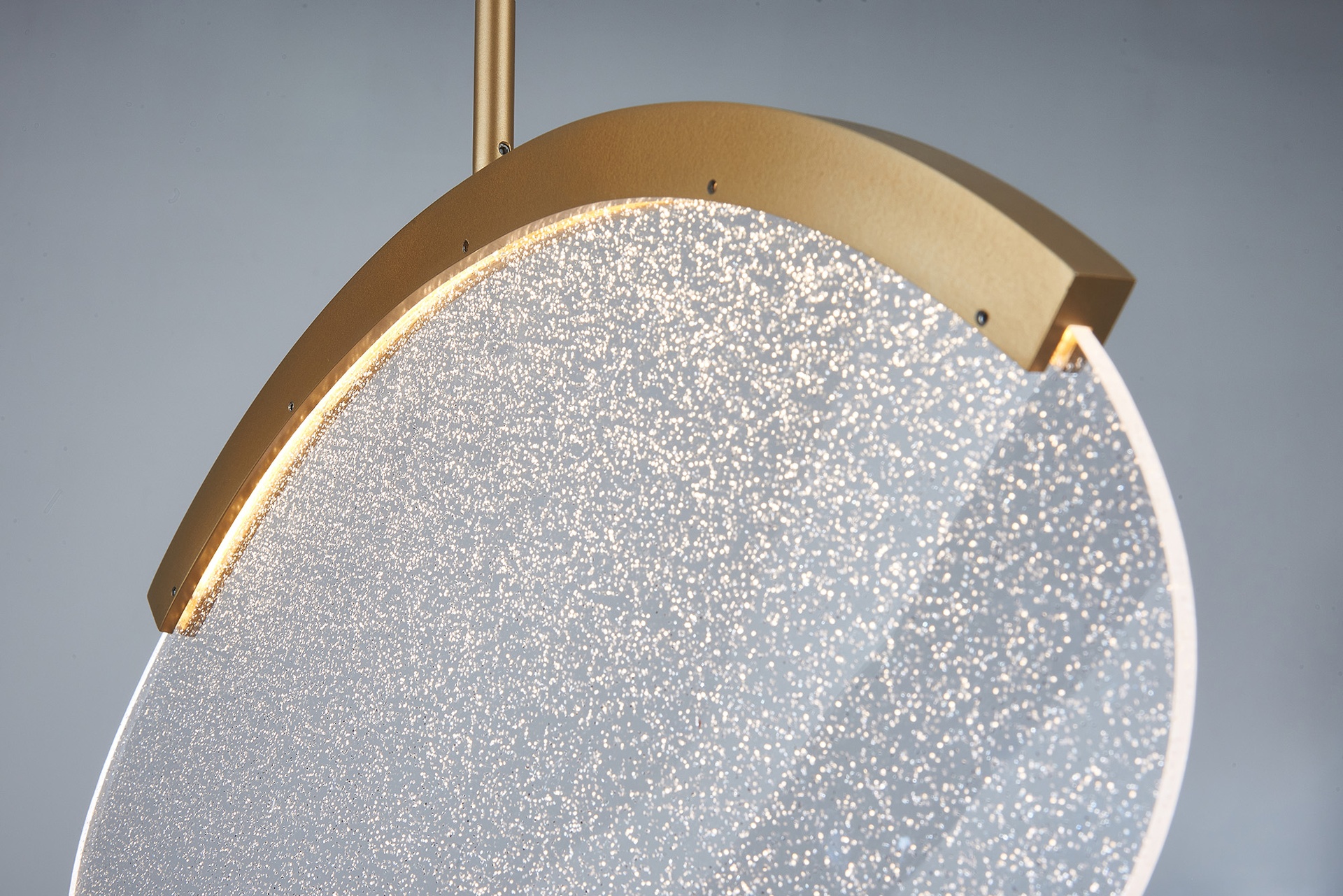 OASIS * PENDANT LAMP LED 12W GOLD - 1L - Dimmable TRIAC