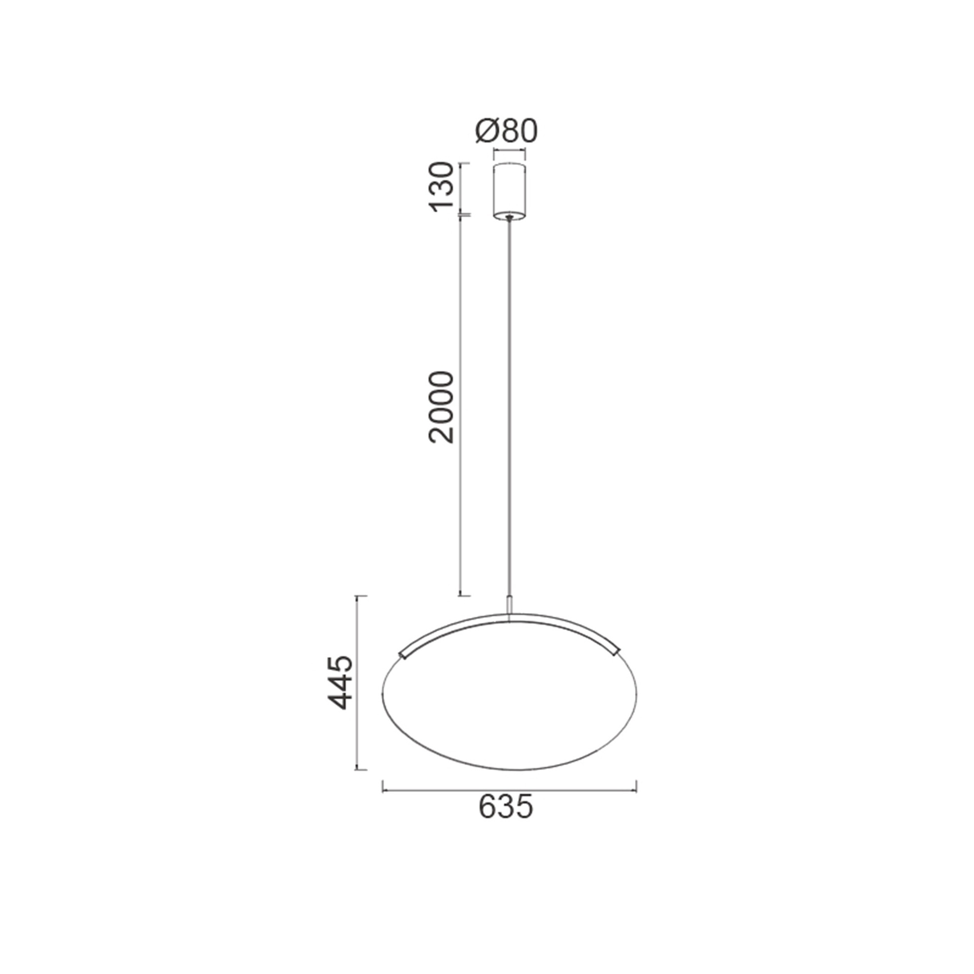 OASIS * COLGANTE LED 15W ORO - DIMABLE TRIAC
