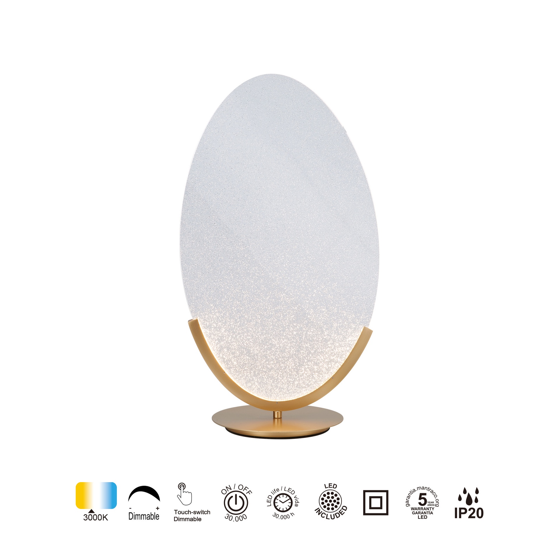 Oasis · Lampade da tavolo · Oro