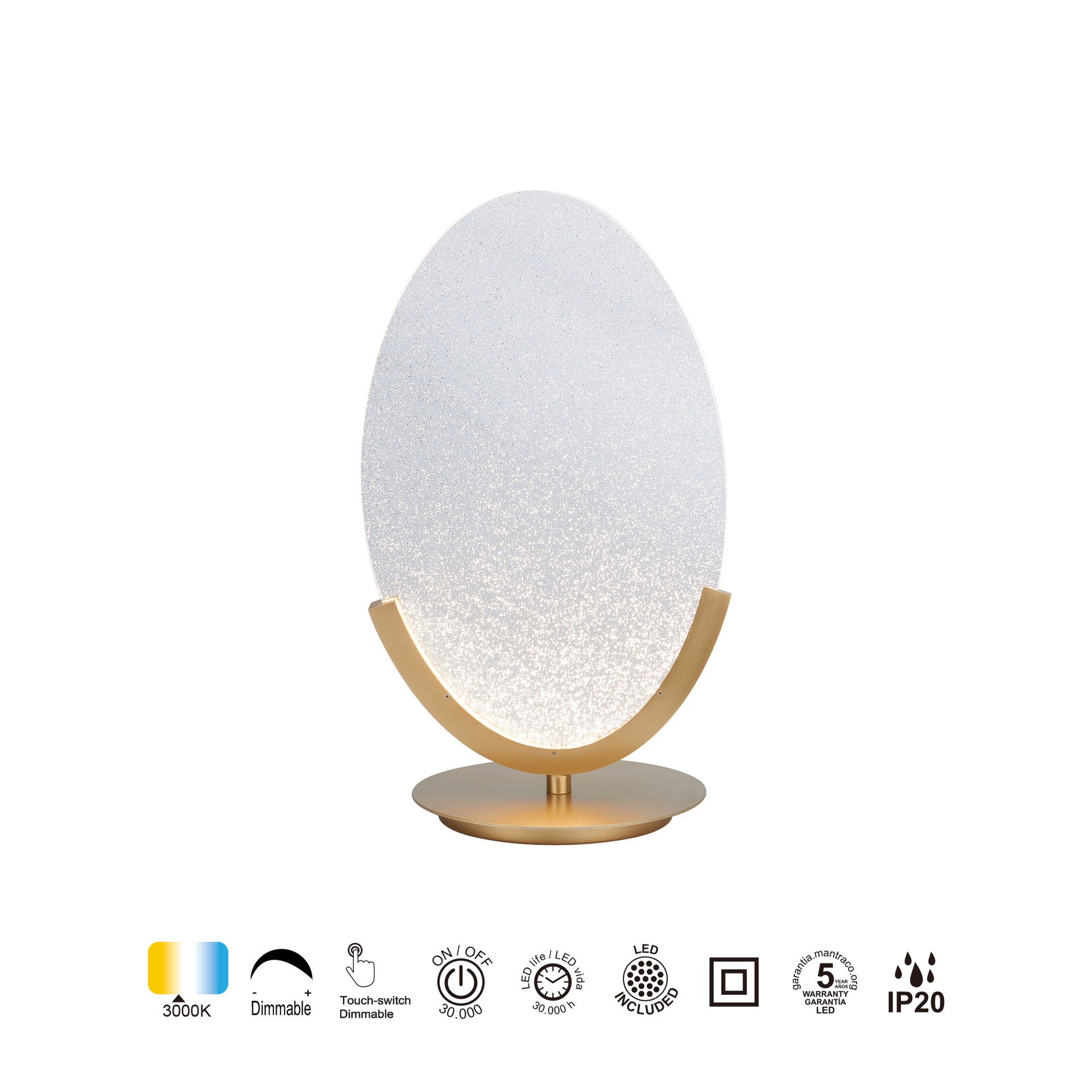 Oasis · Lampade da tavolo · Oro