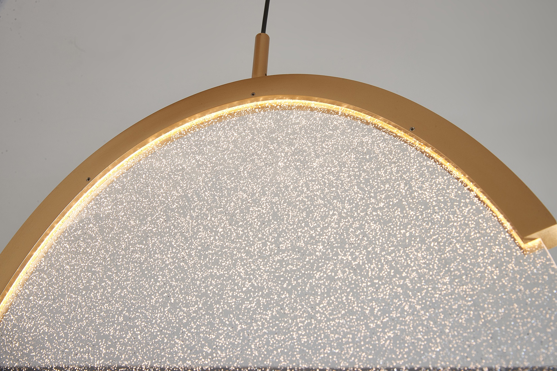 OASIS * LÁMPARA LED 54W ORO - 4 COLGANTES - DIMABLE TRIAC