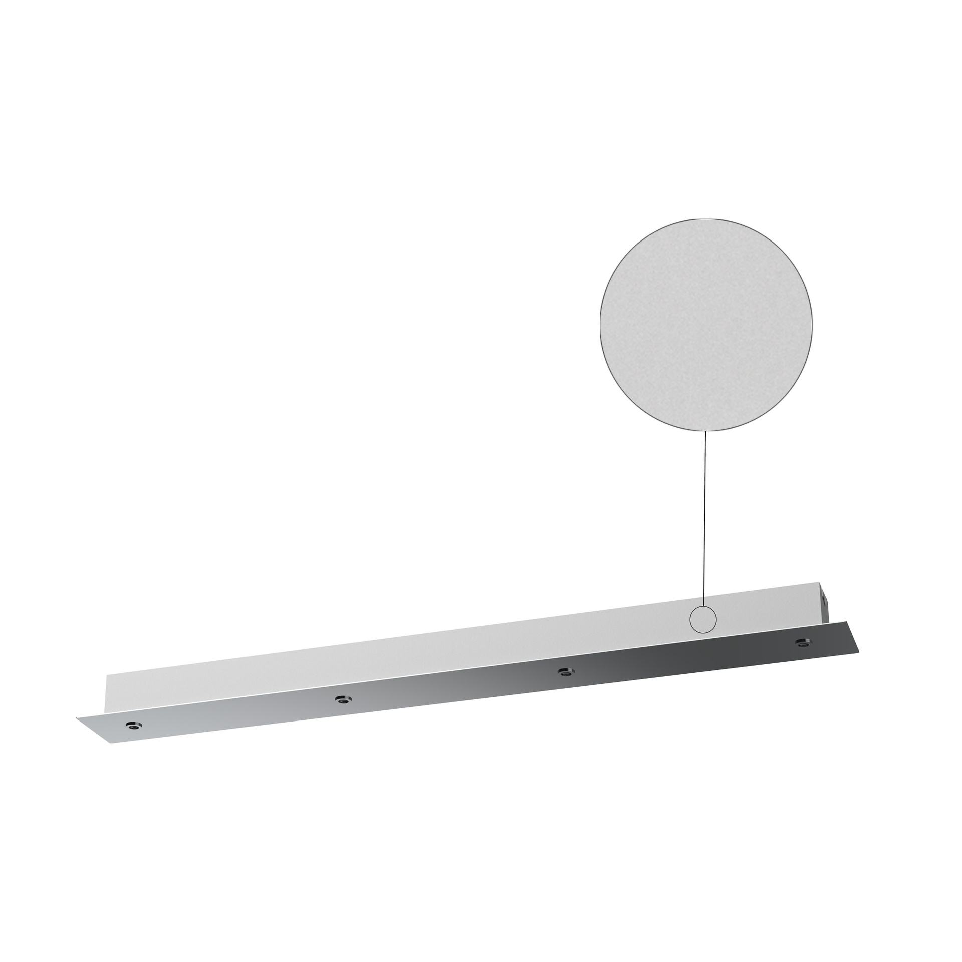 MODULAR LIGHT * PLATE LINE 4L -  CHROME