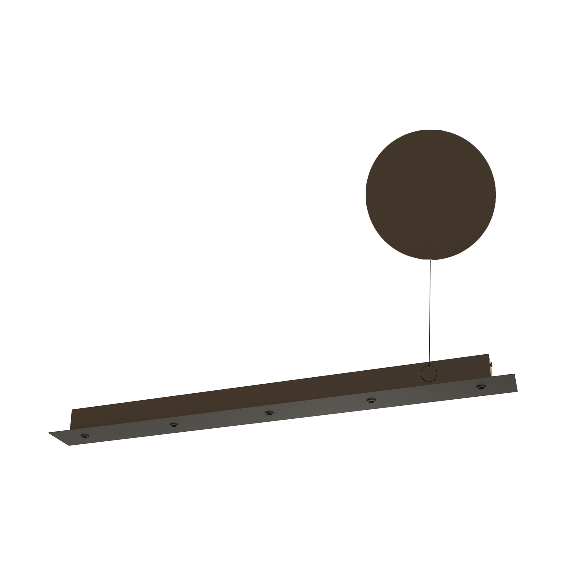 MODULAR LIGHT * PLATE LINE 5L -  BLACK