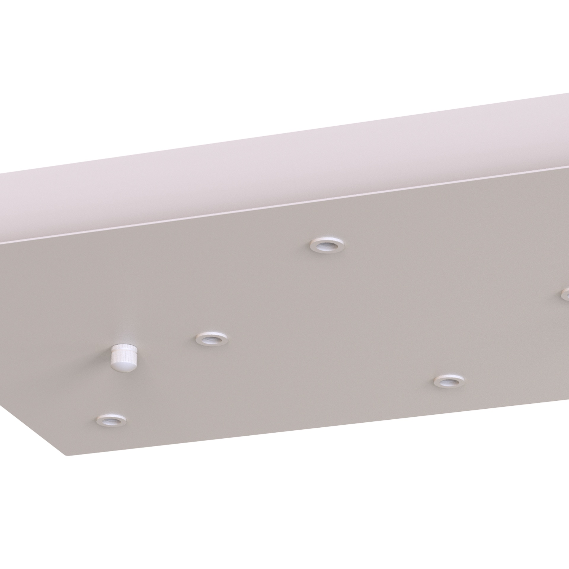 MODULAR LIGHT * PLATE RECTANGULAR 8L -  WHITE