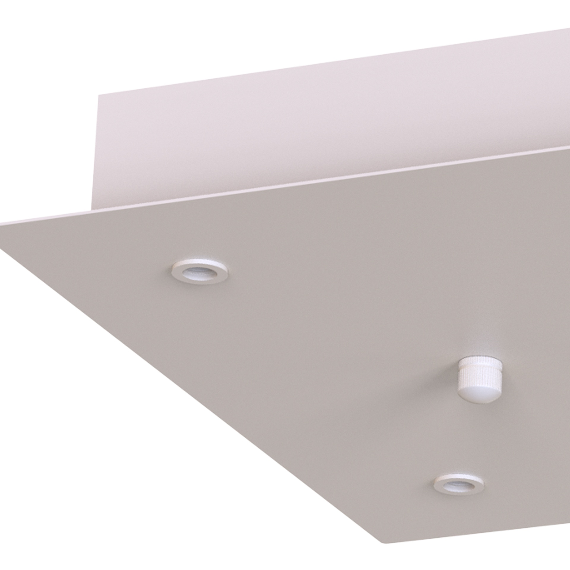 MODULAR LIGHT * PLATE RECTANGULAR 8L -  WHITE