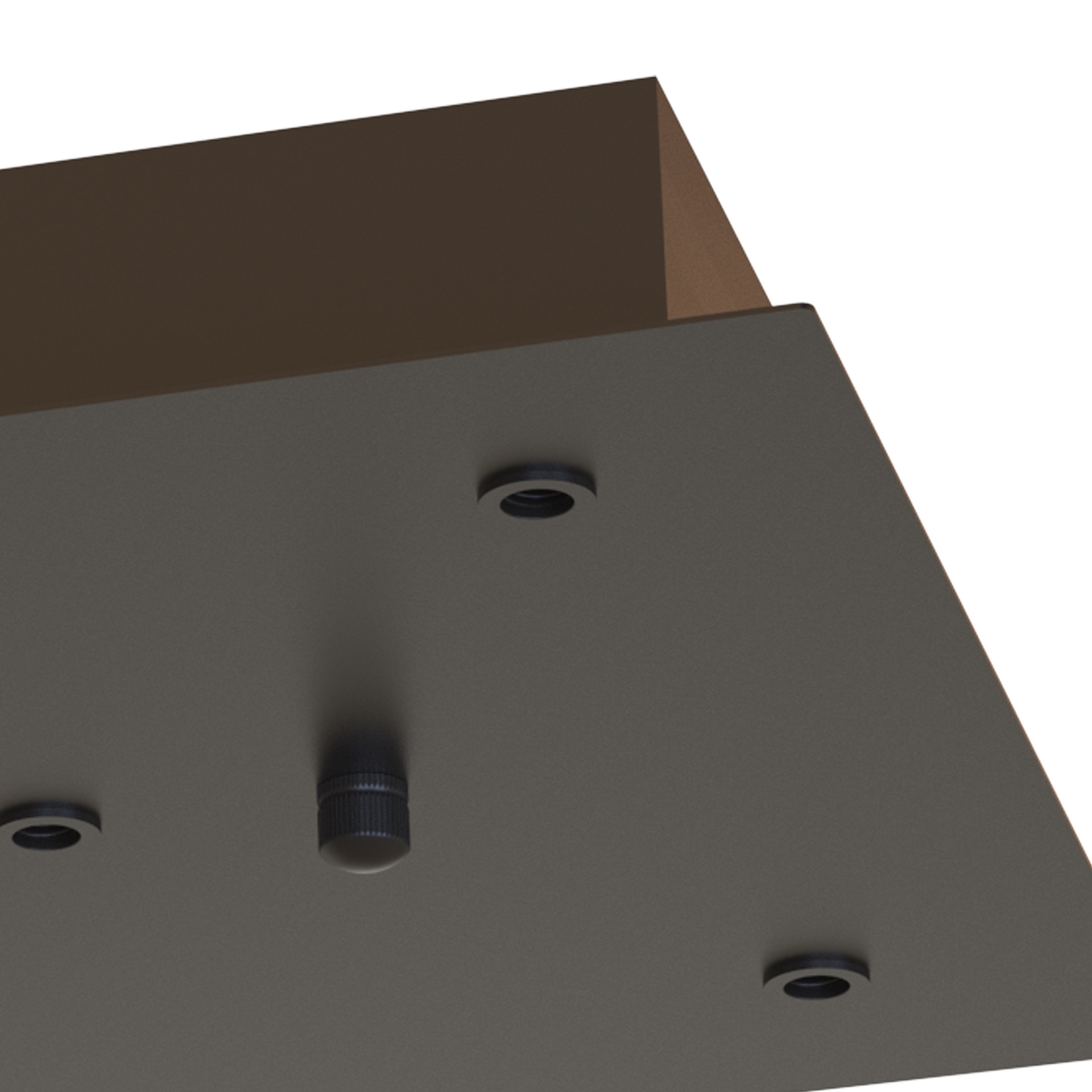 MODULAR LIGHT * ROSSONE RETTANGOLARE 8L -  NERO