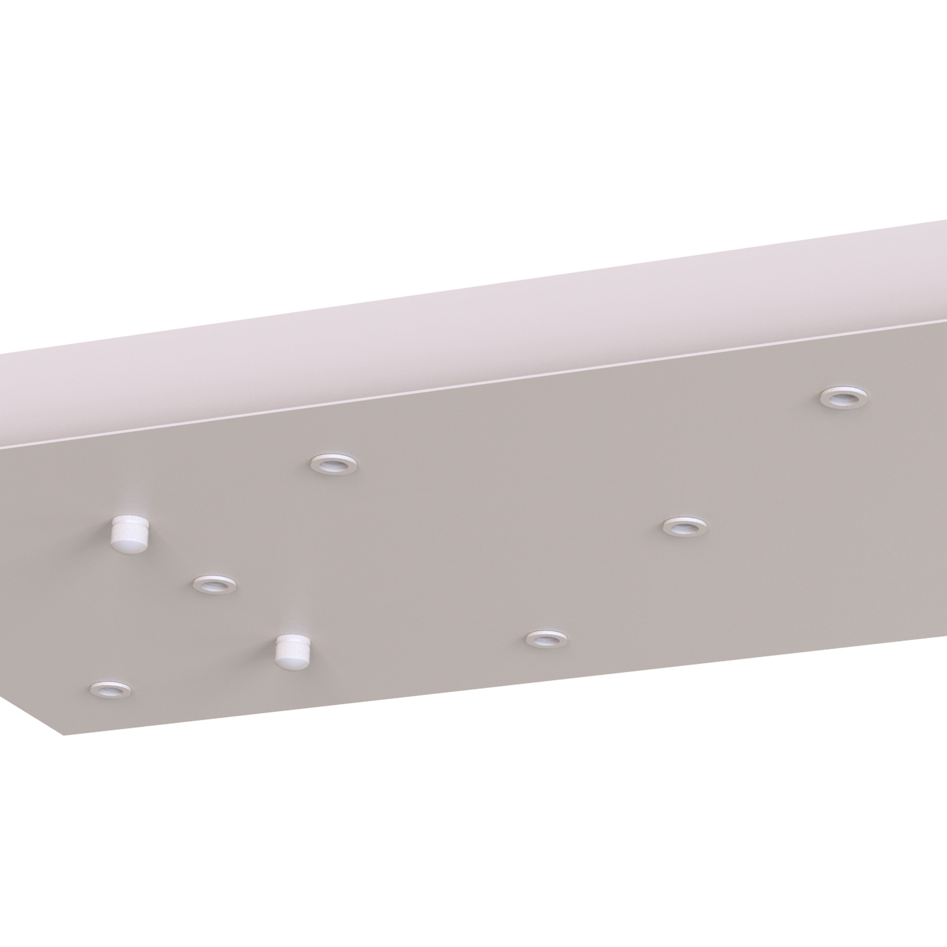 MODULAR LIGHT * ROSSONE RETTANGOLARE 14L -  BIANCO