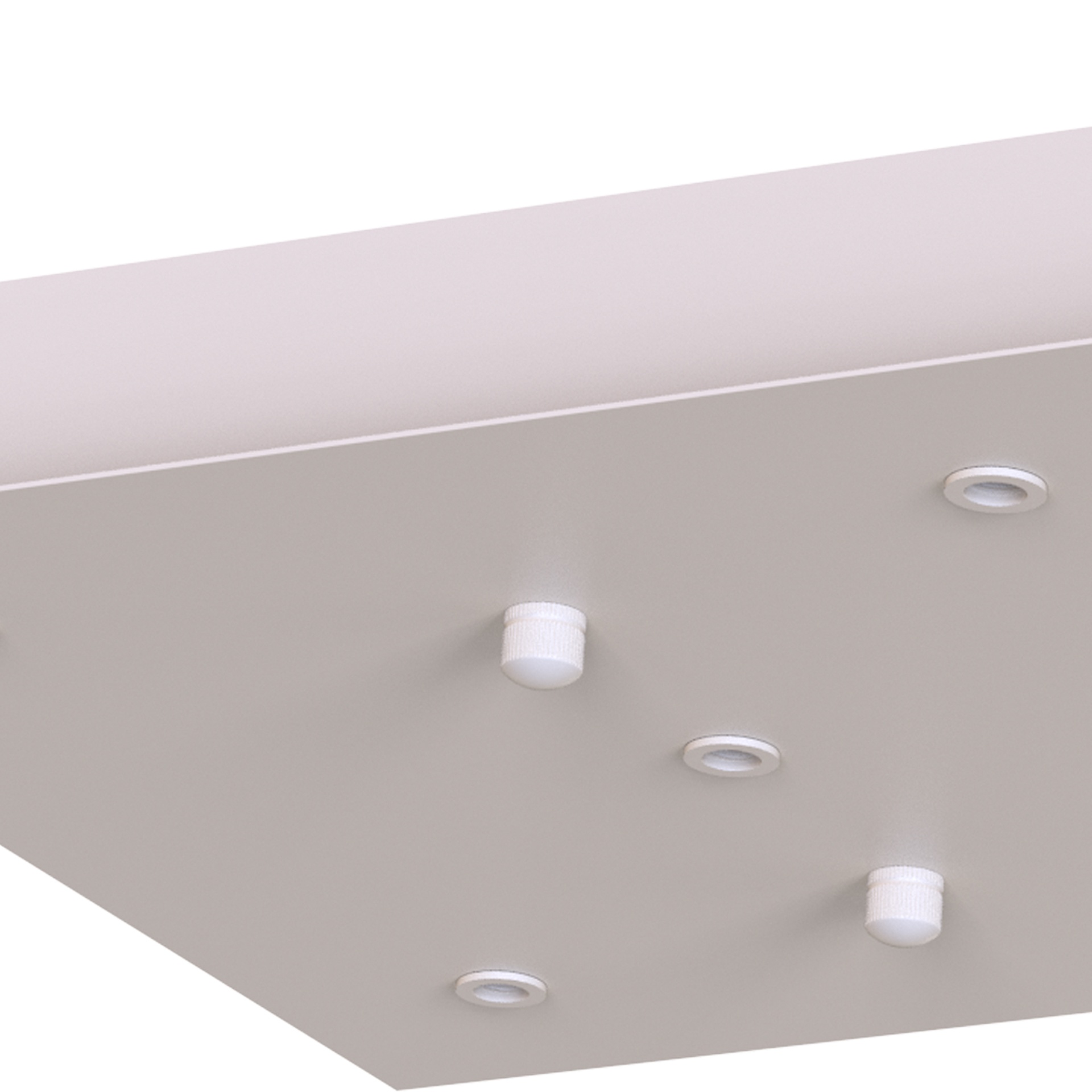 MODULAR LIGHT * ROSSONE RETTANGOLARE 14L -  BIANCO