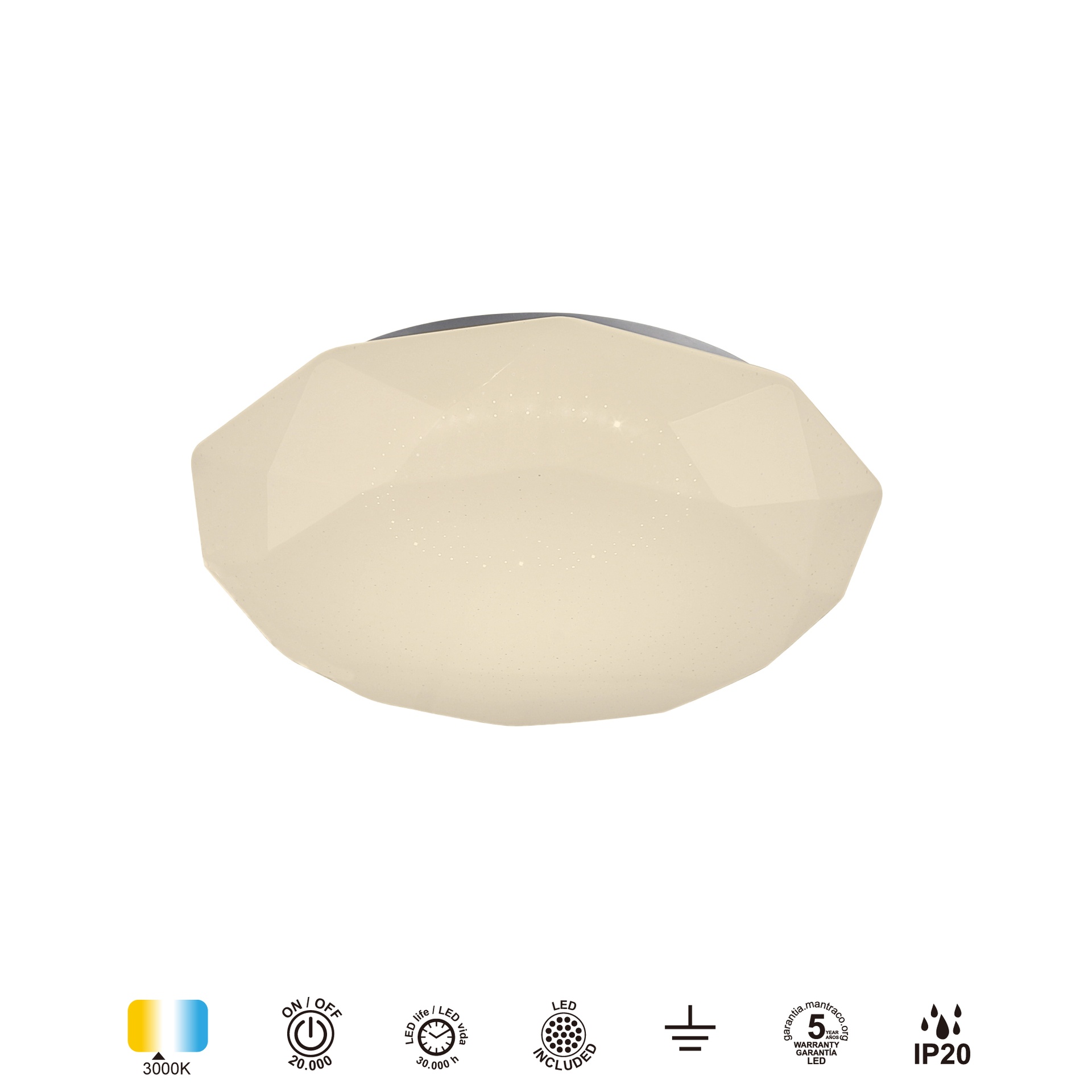 Diamante II · Ceiling lights · Black