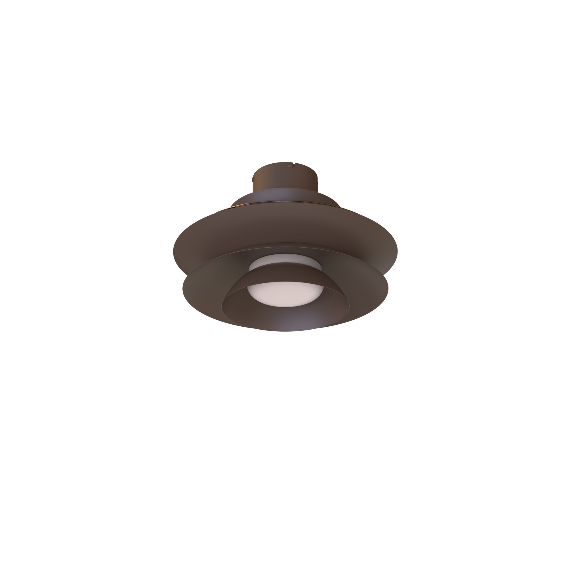 Aconcagua · Ventilador de aspas desplegables con luz · Café