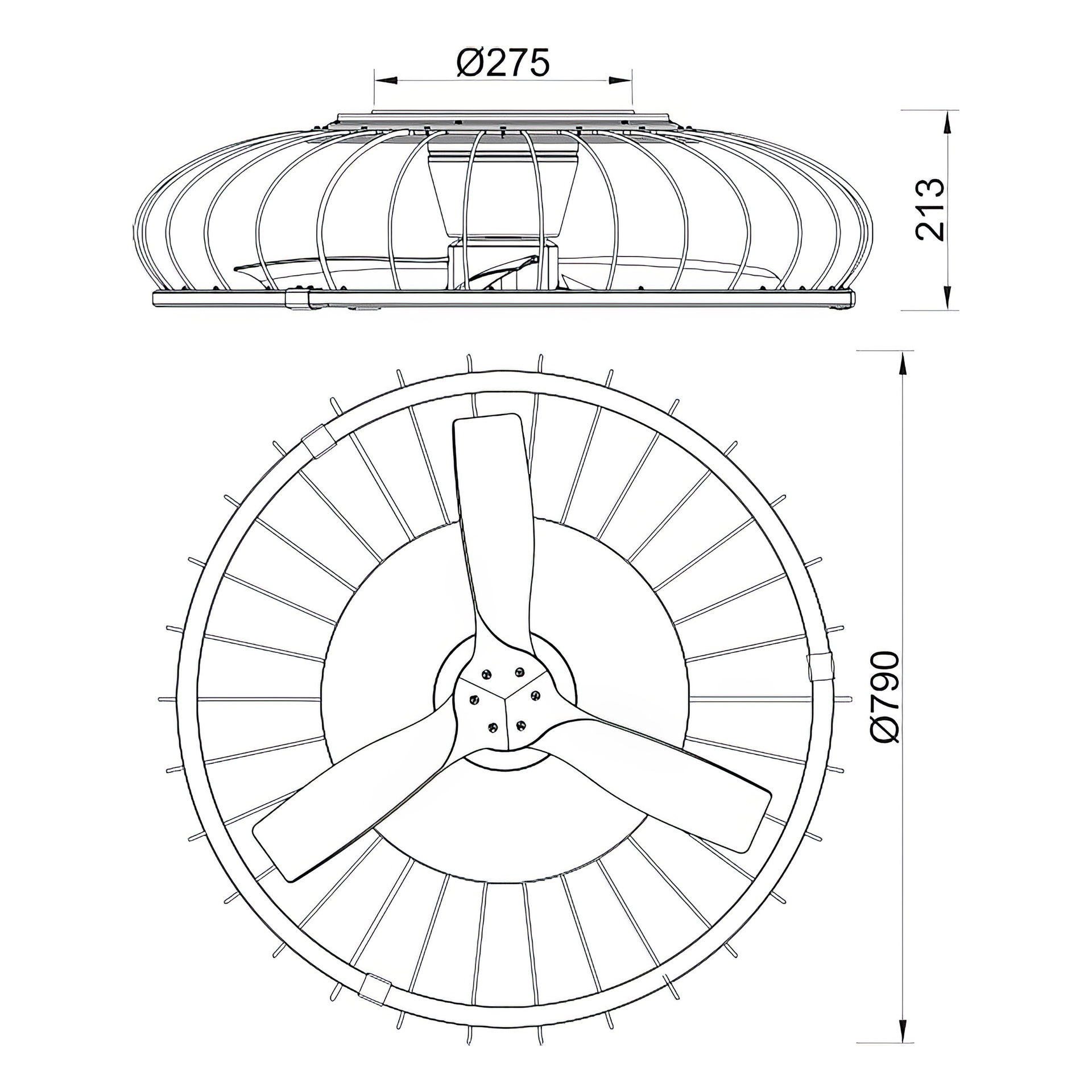***DES*** NATURE * VENTILATORE A SOFFITTO LED BIANCO CON TELECOMANDO