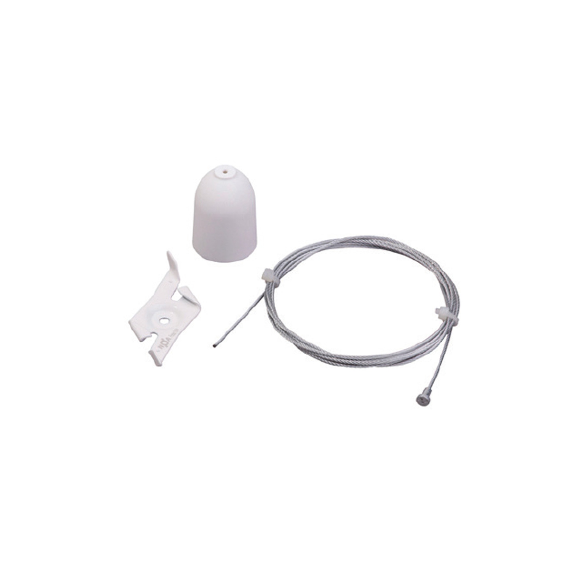KIT DE SUSPENSION POUR RAILS T * 1,5 M BLANC