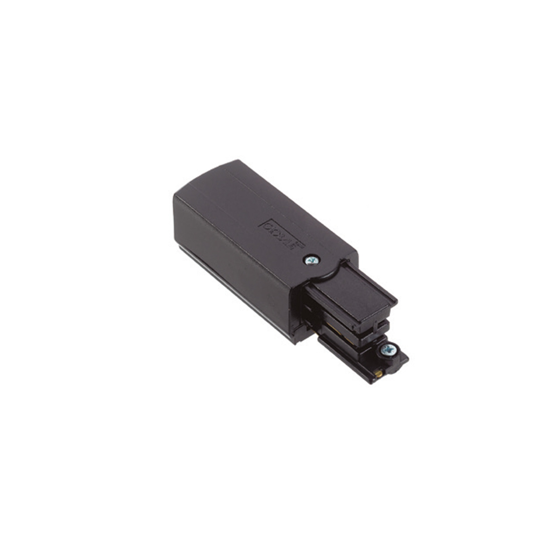 CARRILES T * END FEEDER - LEFT POLARITY - BLACK