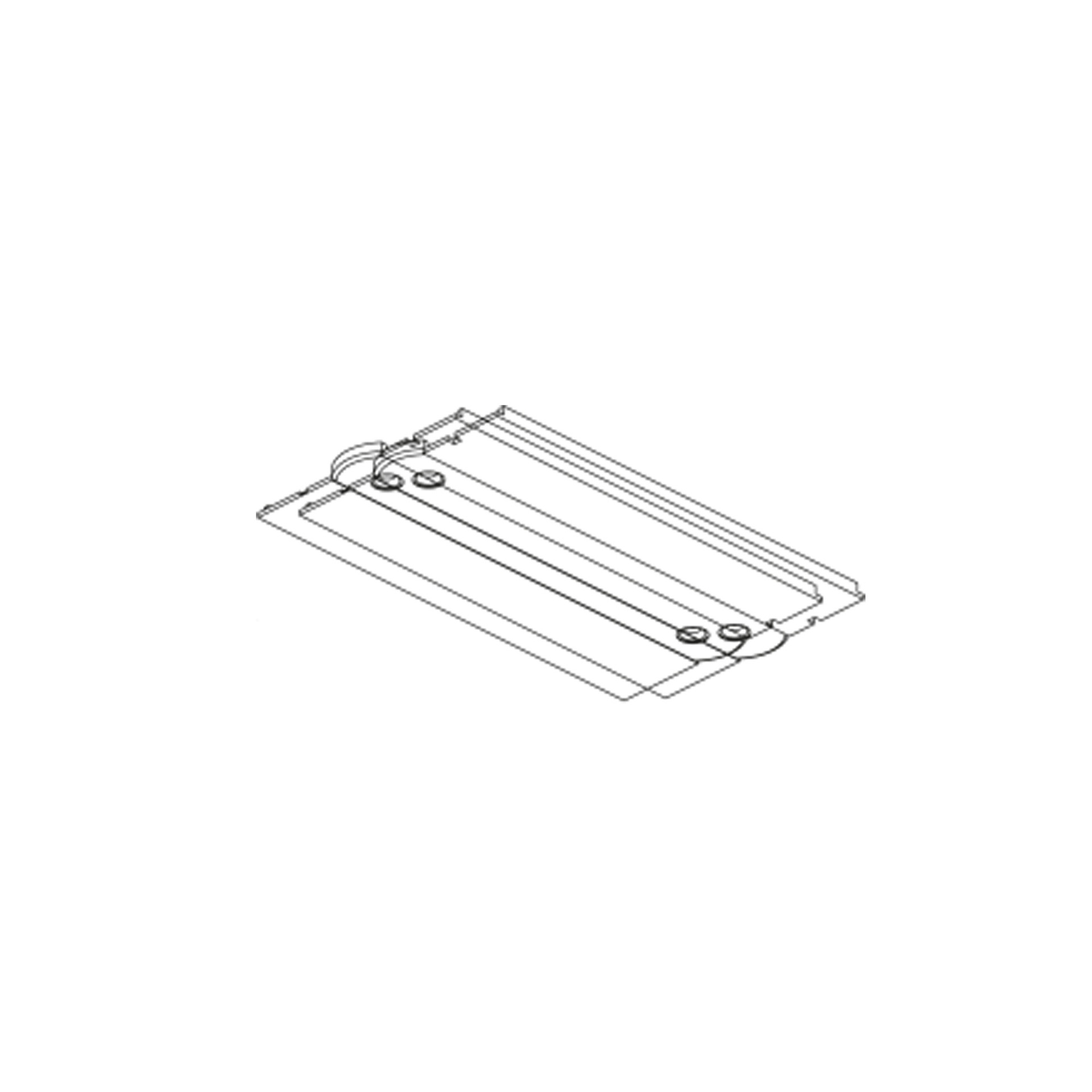 BINARI T * PIASTRA PER COPRIRE NERA  PER XTS112/XTS122/XTS142