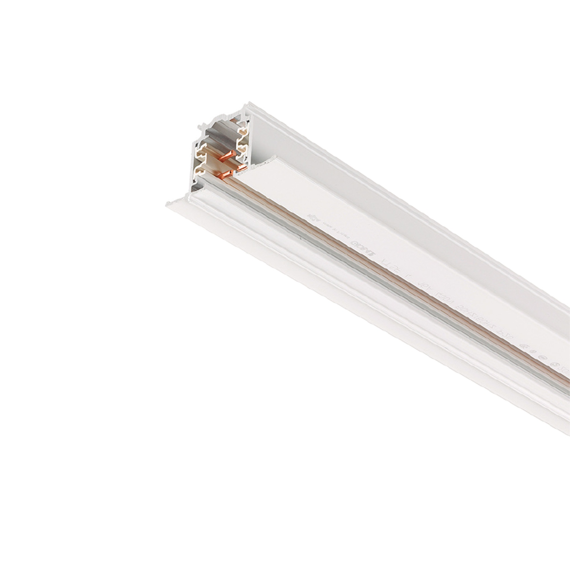 CARRILES T * RAIL TRACK TRIPHASIC RECCED 2M WHITE