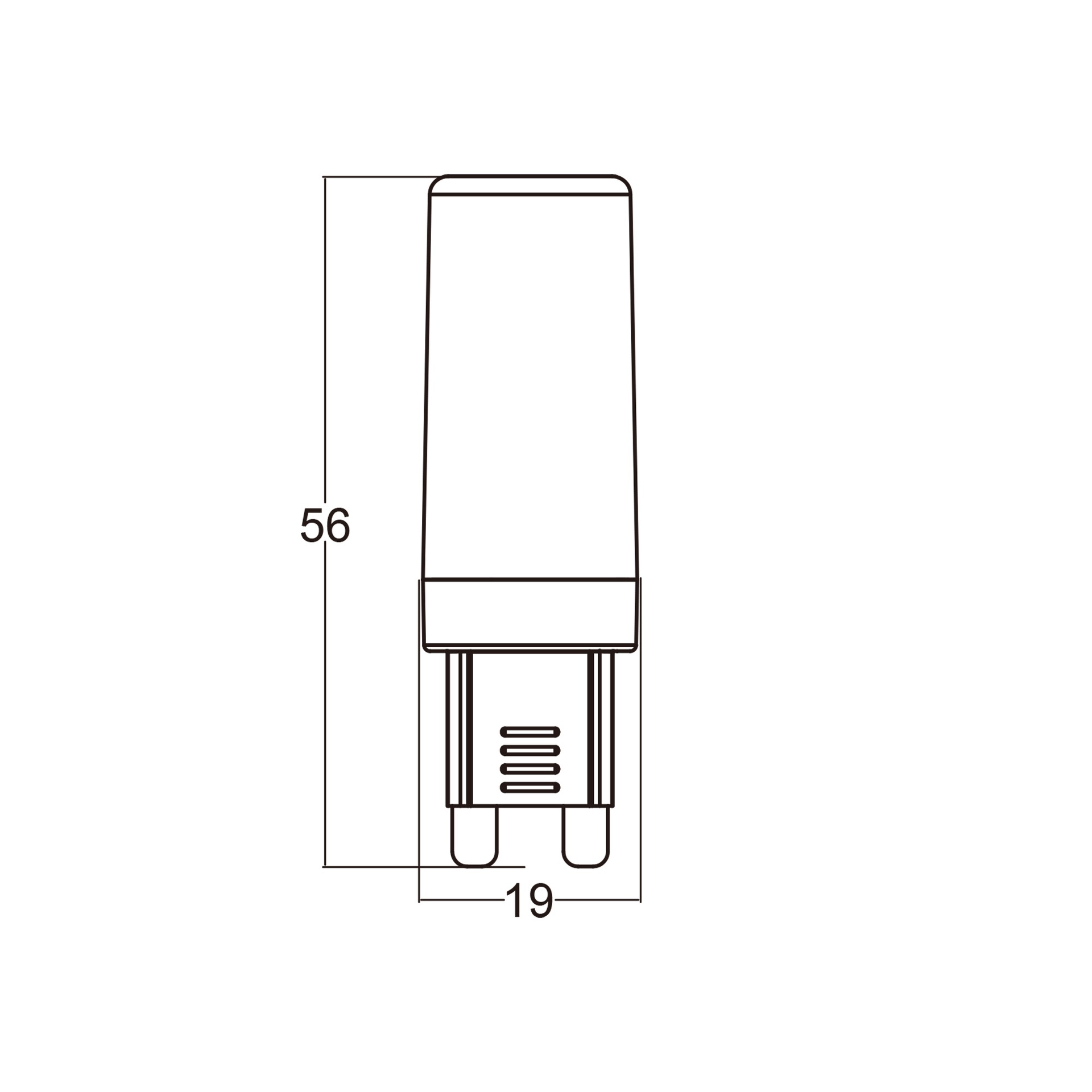LAMPADINA LED * G9 4,5W 3000K