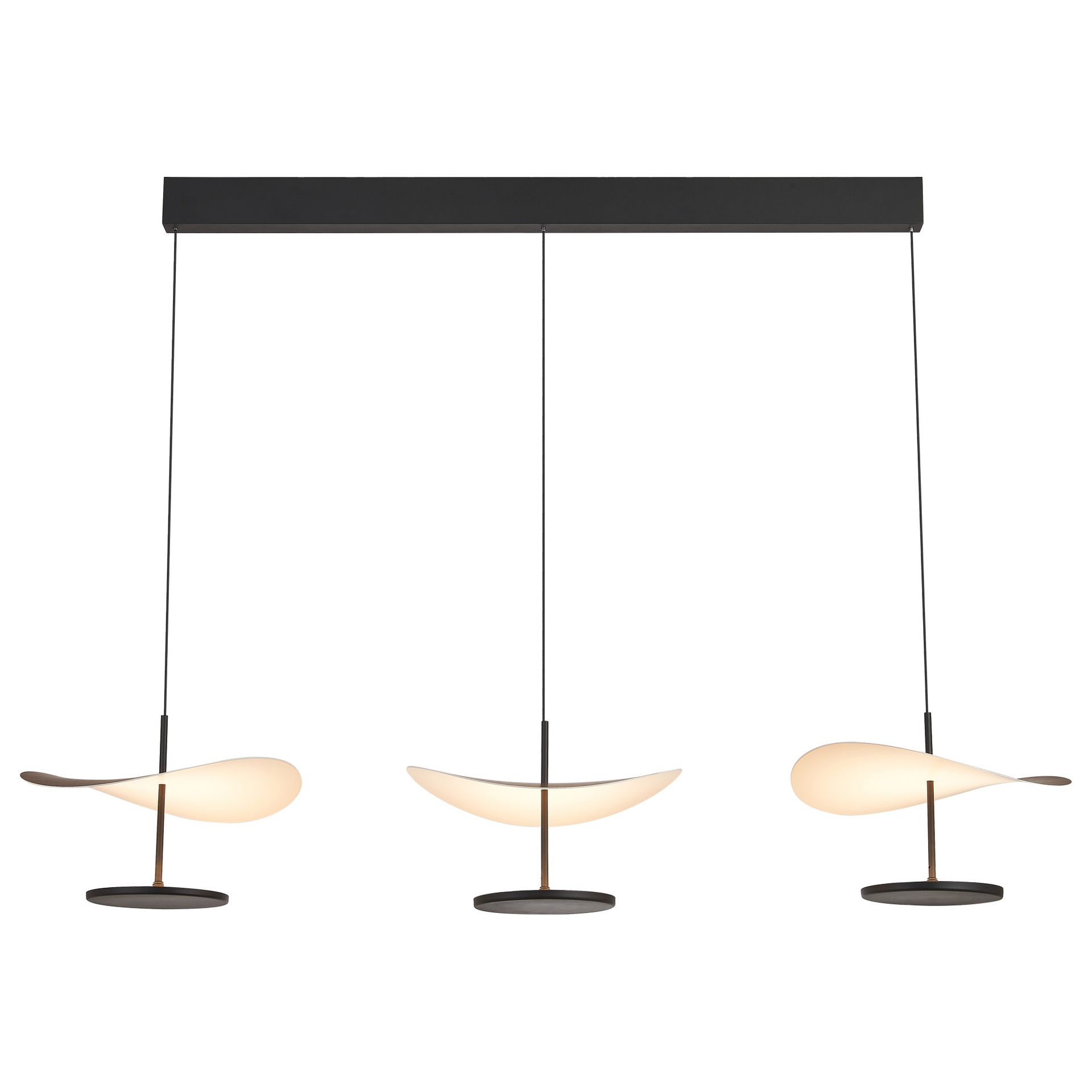 Abisal · Luminaires de plafond · Noyer / Noir