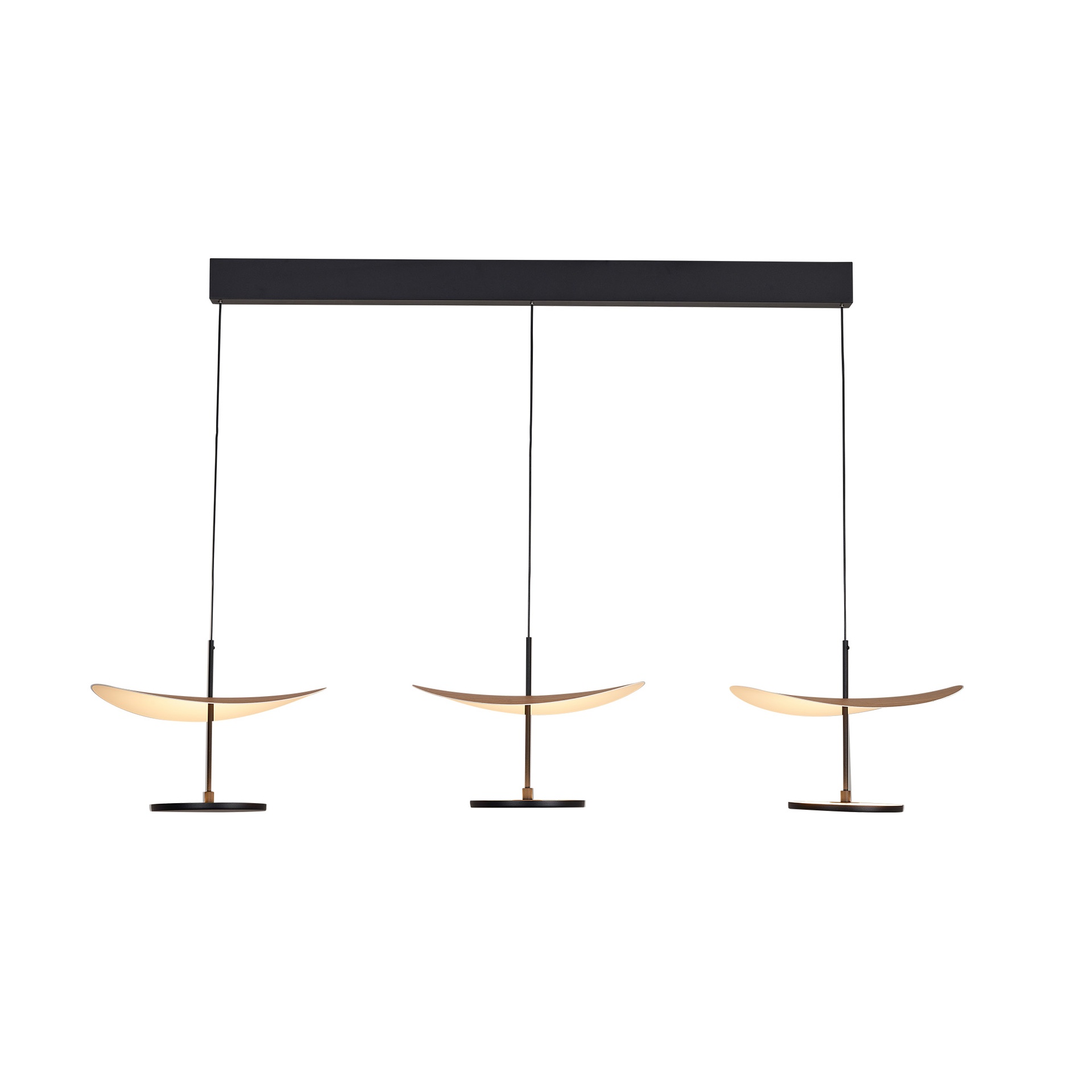 ABISAL * PENDANT LAMP LED 32W LINEA CCT 2700-5700K RF Beech