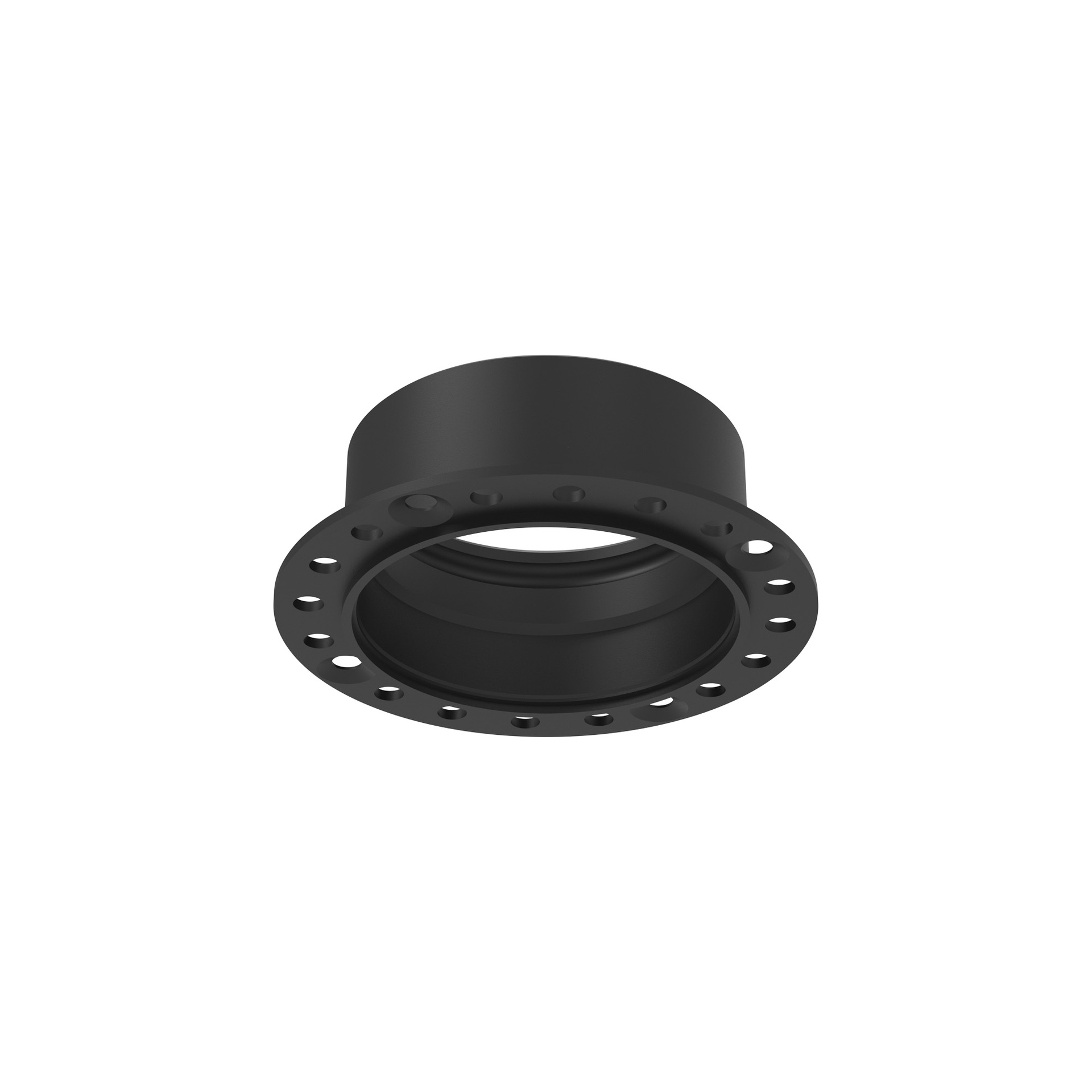 SUNRISE * CORNICE INCASSATA TRIMLESS TONDA NERA  8W