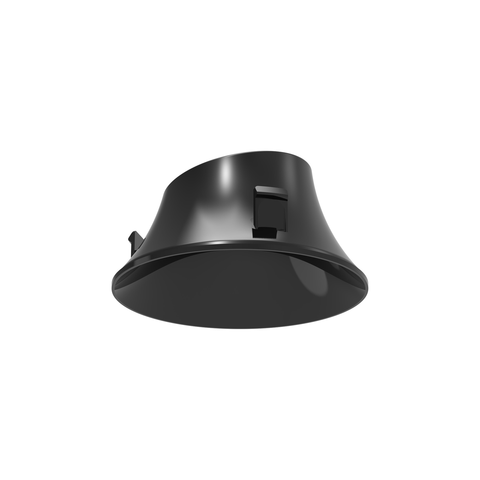 SUNRISE * RIFLETTORE  TONDO NERO LUCIDO 14W