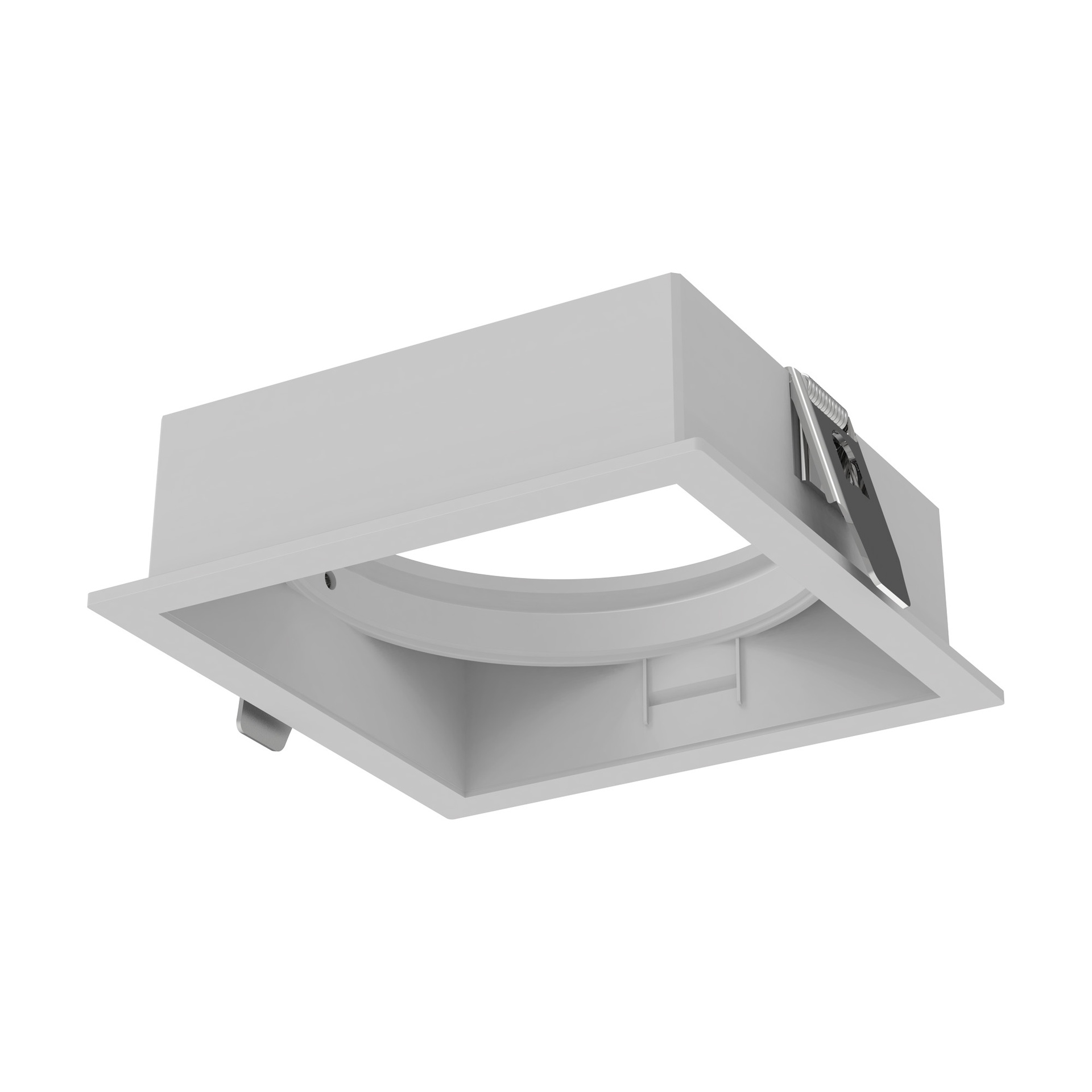 SUNRISE * COLLERETTE SPOT ENCASTRE  CARRE BLANC 20W