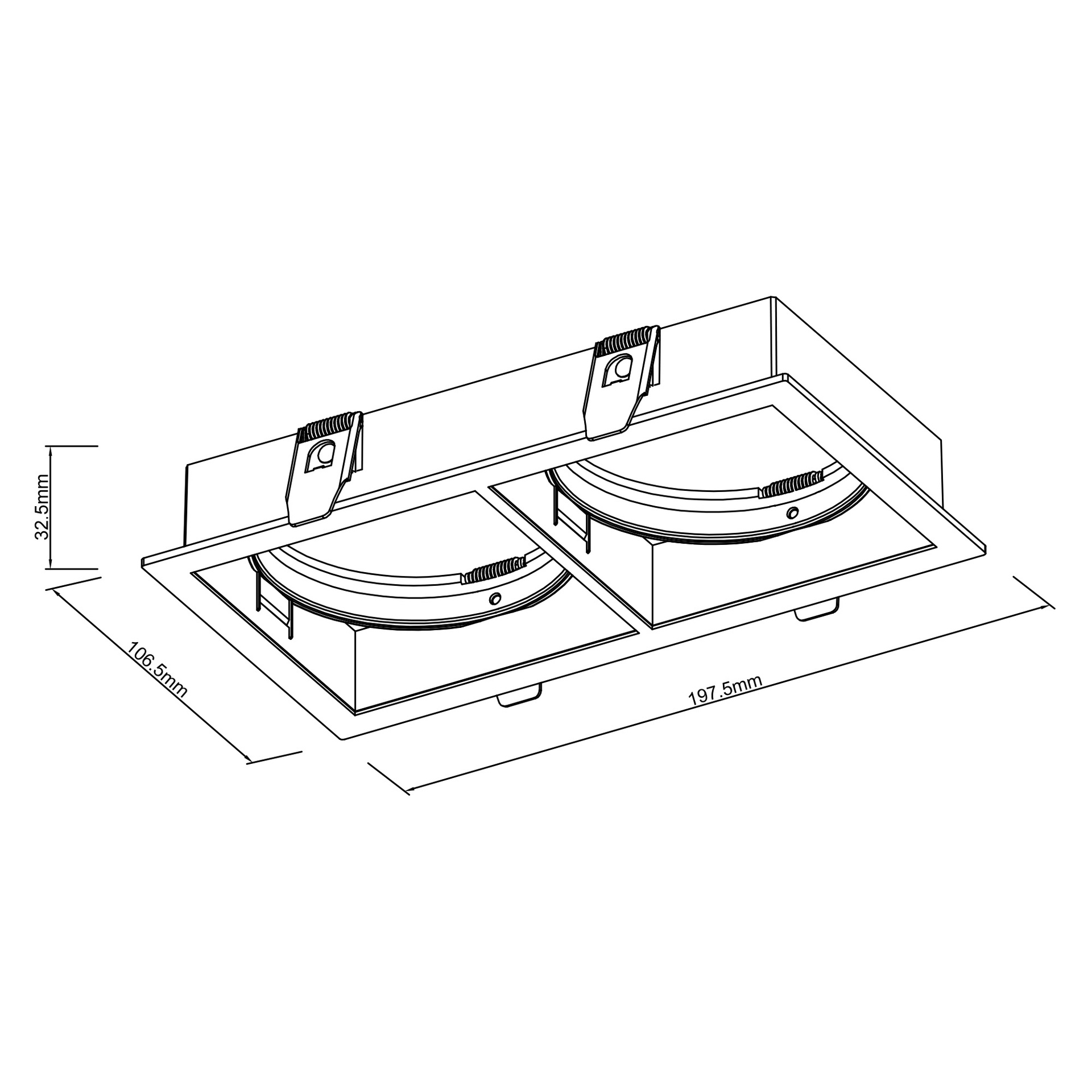 Sunrise · Recessed lights · Black