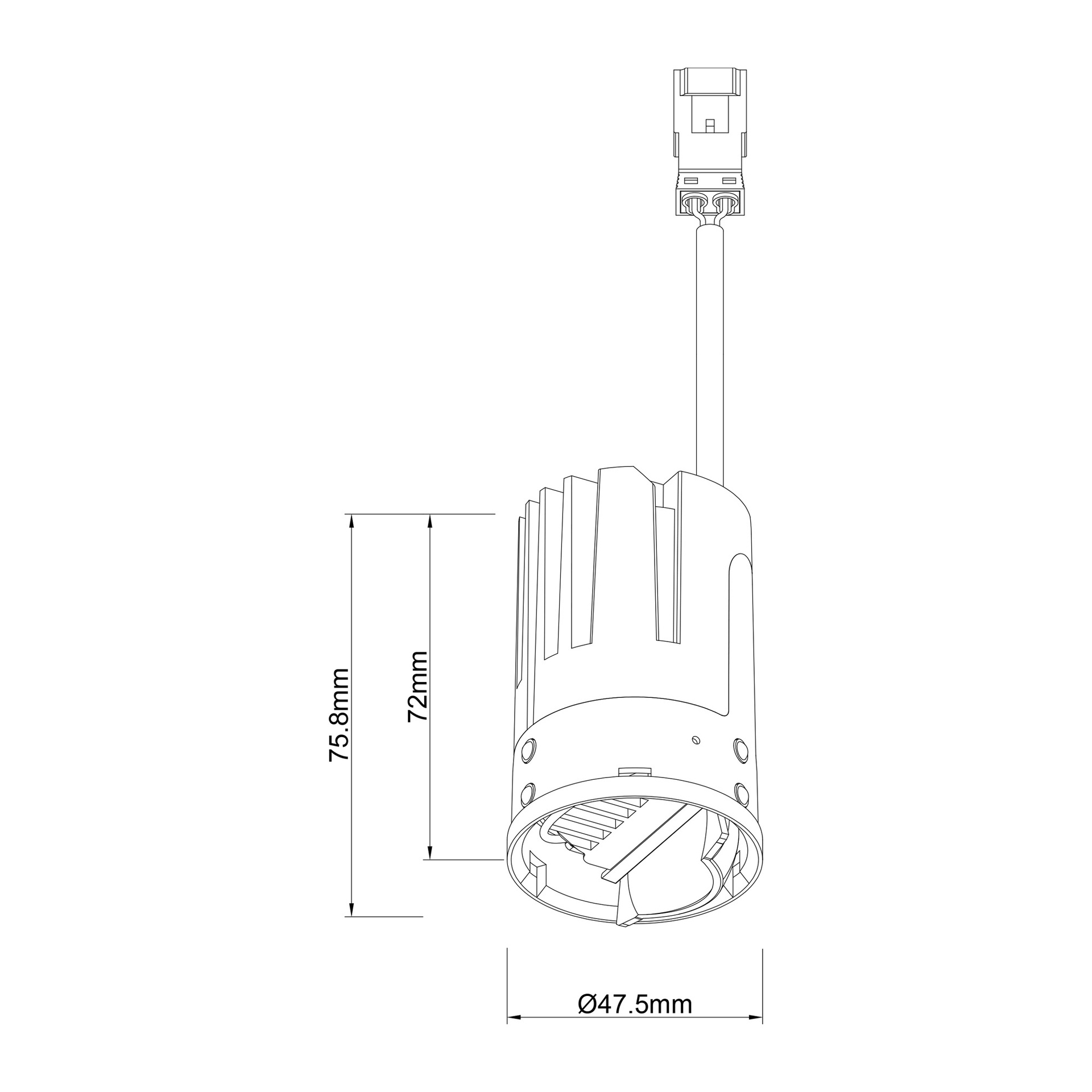 SUNRISE * LED WALL WASHER 8W 3000K