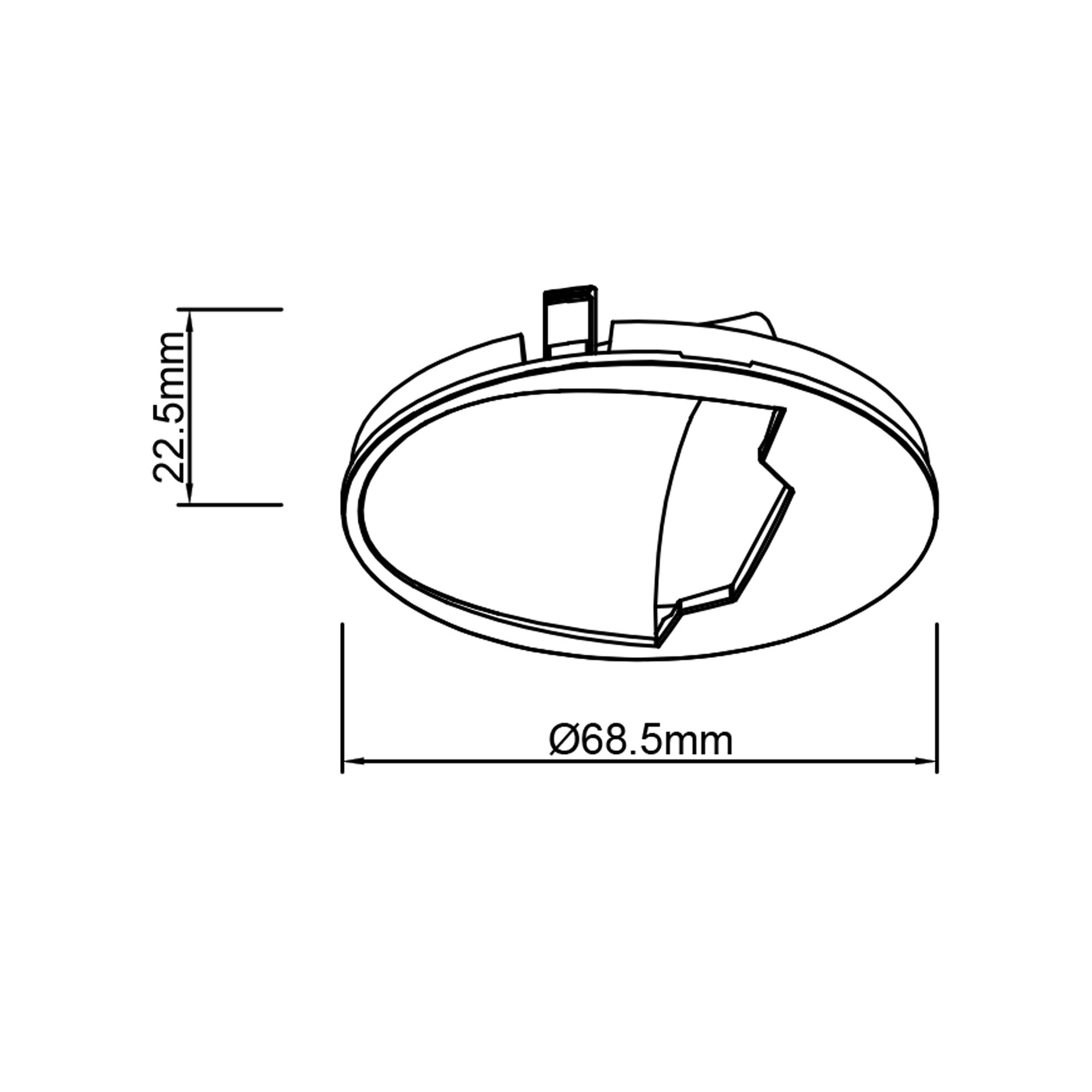 SUNRISE * REFLECTOR   WALL WASHER CHROME 14W