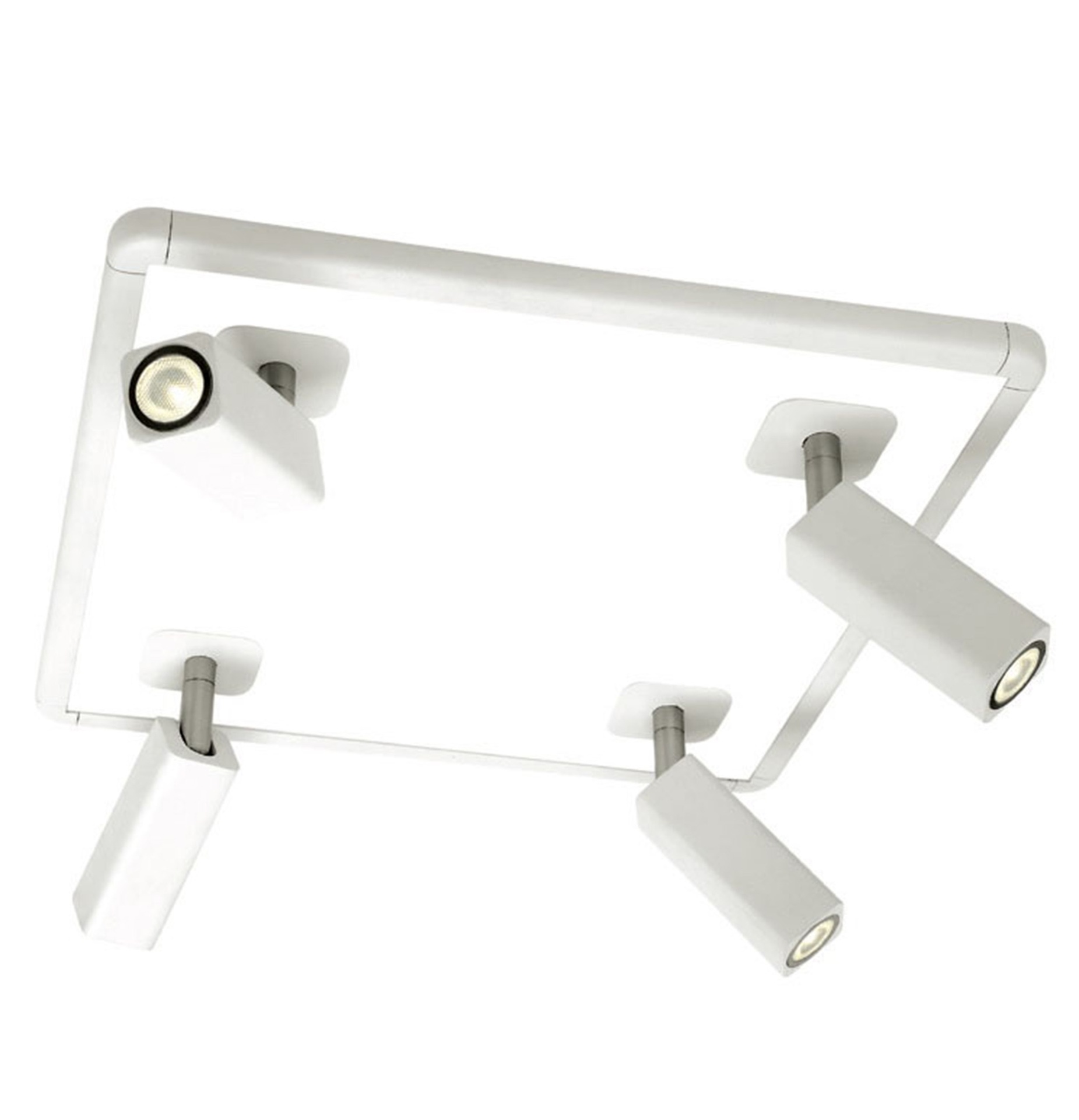 ***Ofer/Des*** Ibiza * Square ceiling light 4 lights White