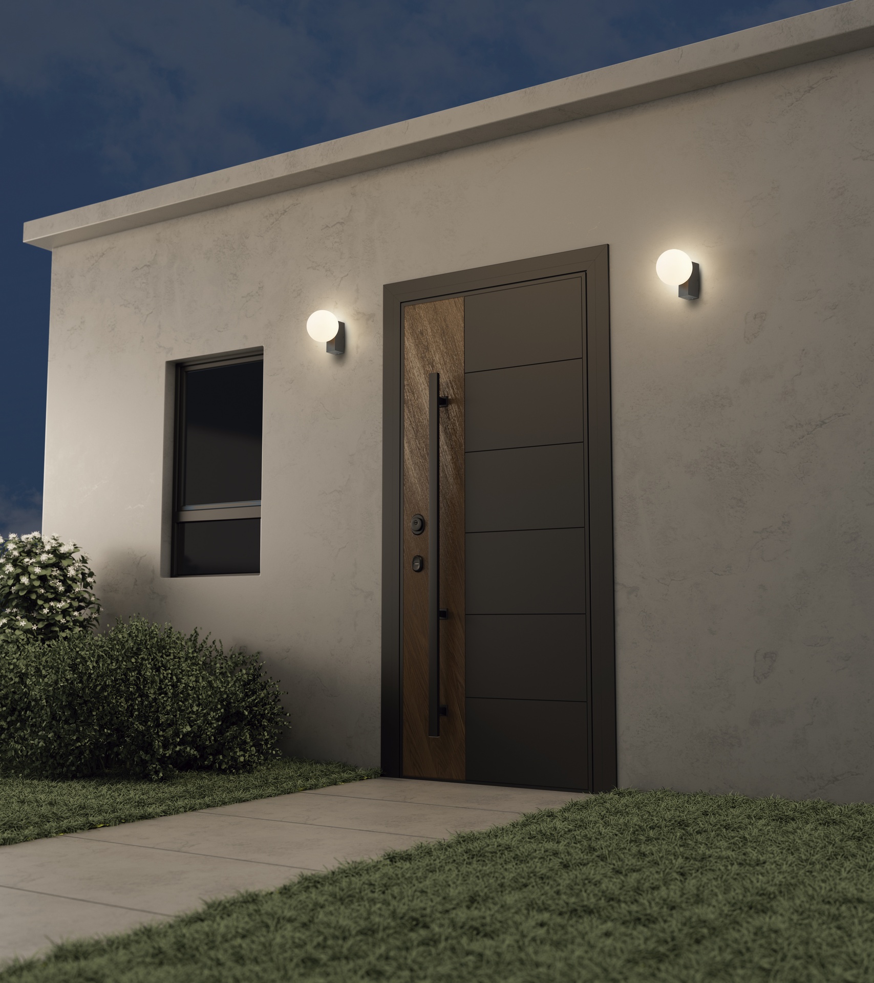 INTERLAKEN * WALL LIGHT IP65 G9 BLACK
