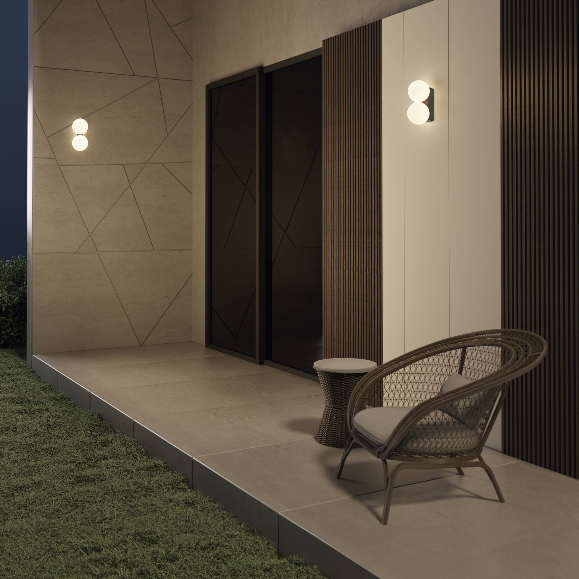 Interlaken · Luminarias de pared · Black