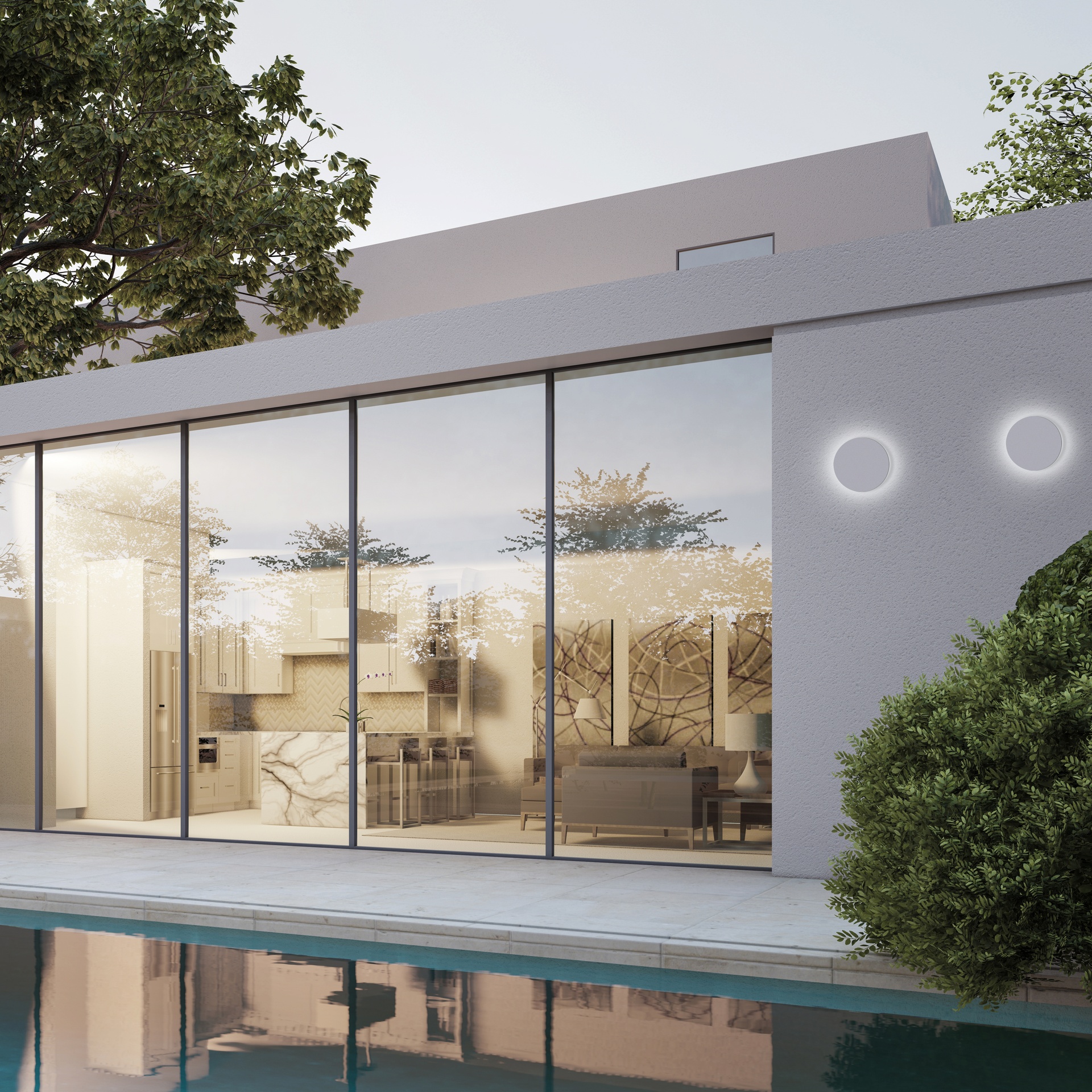 BORA BORA II * APPLIQUE LED IP65 15W 3000K BIANCO