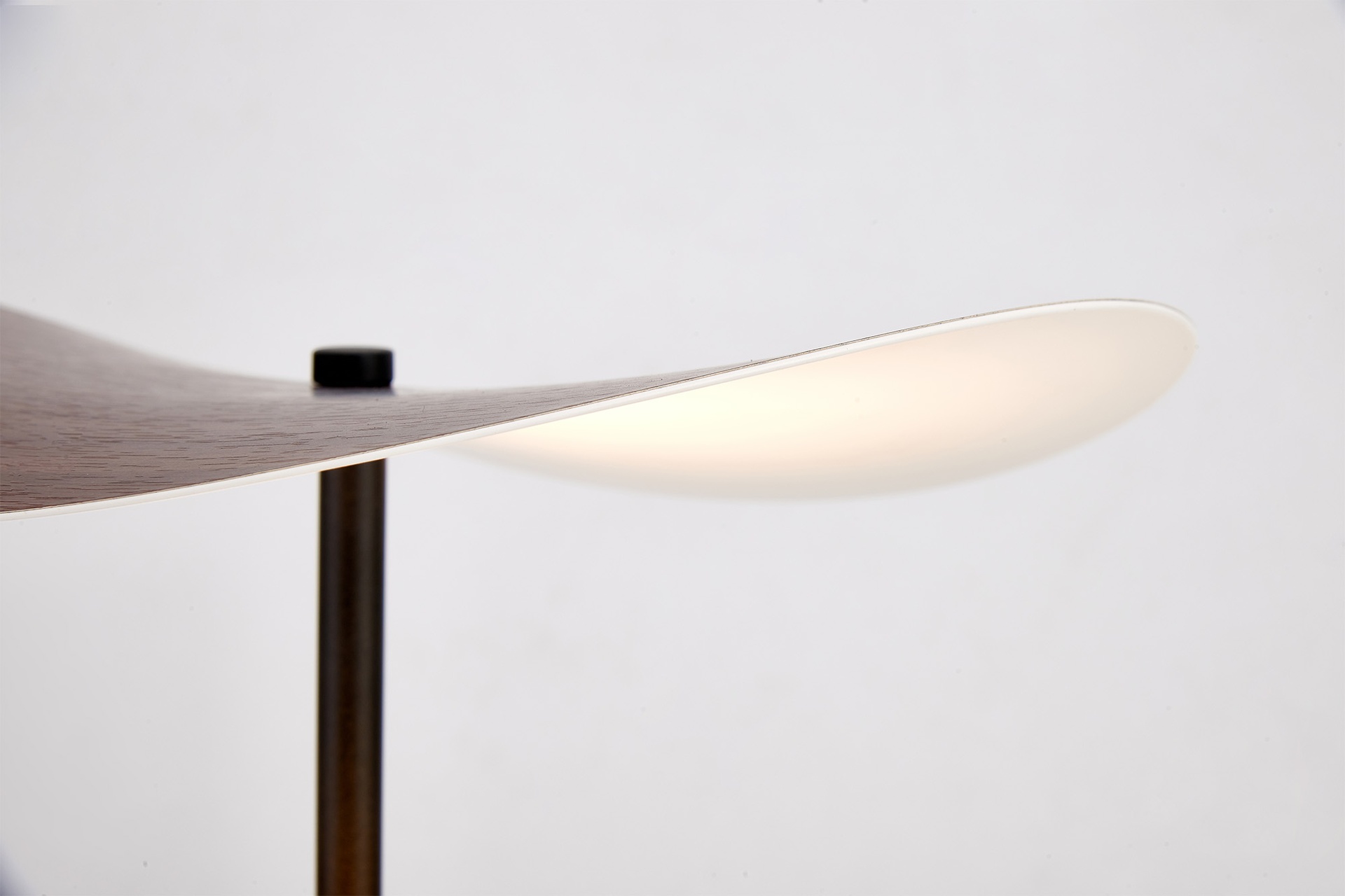 ABISAL * TABLE LAMP LED 12W  - SMALL dark wood CCT 2700-5700K