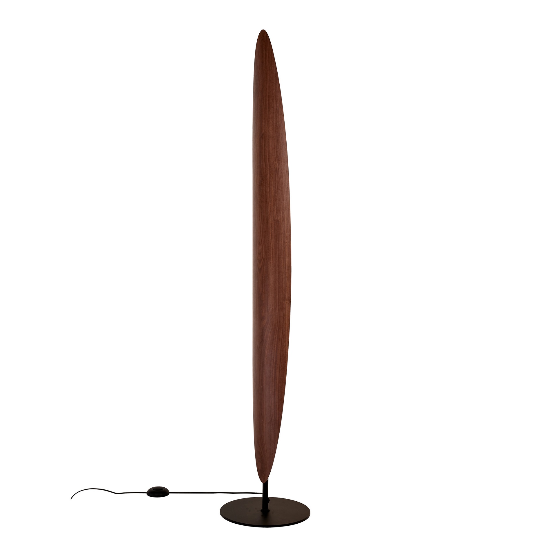 ORBITA * Floor lamp LED 40W Dark wood CCT 2700-5700K