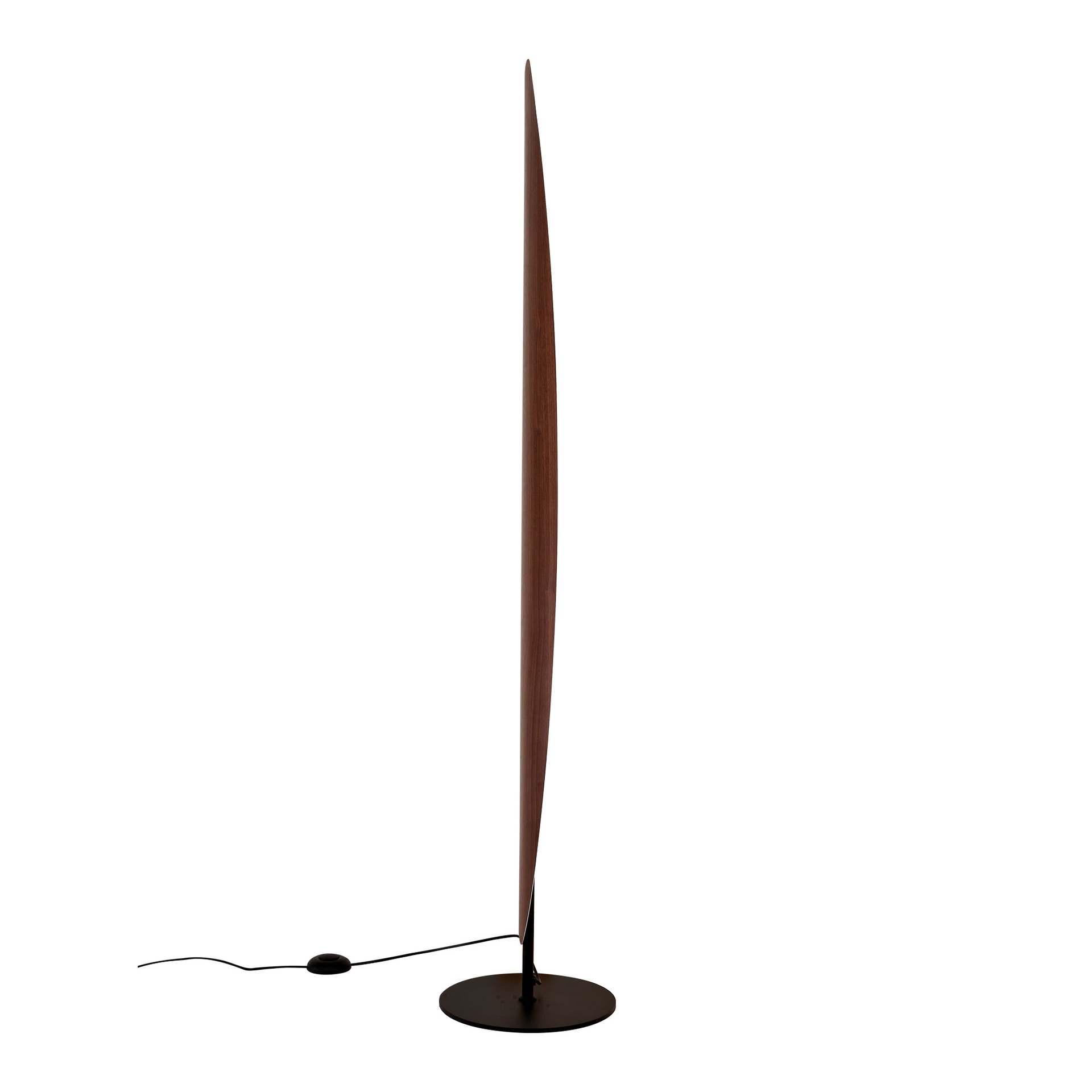 ORBITA * Floor lamp LED 40W Dark wood CCT 2700-5700K