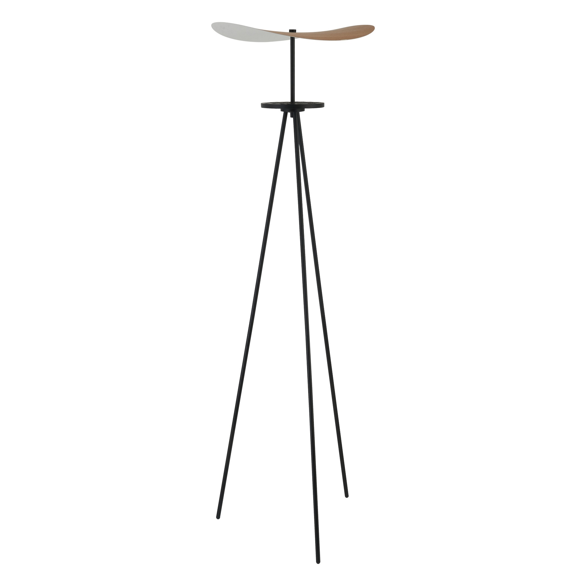 ABISAL * Lampada da terra LED 18W CCT 2700-5700K- Dimmerabile Legno naturale