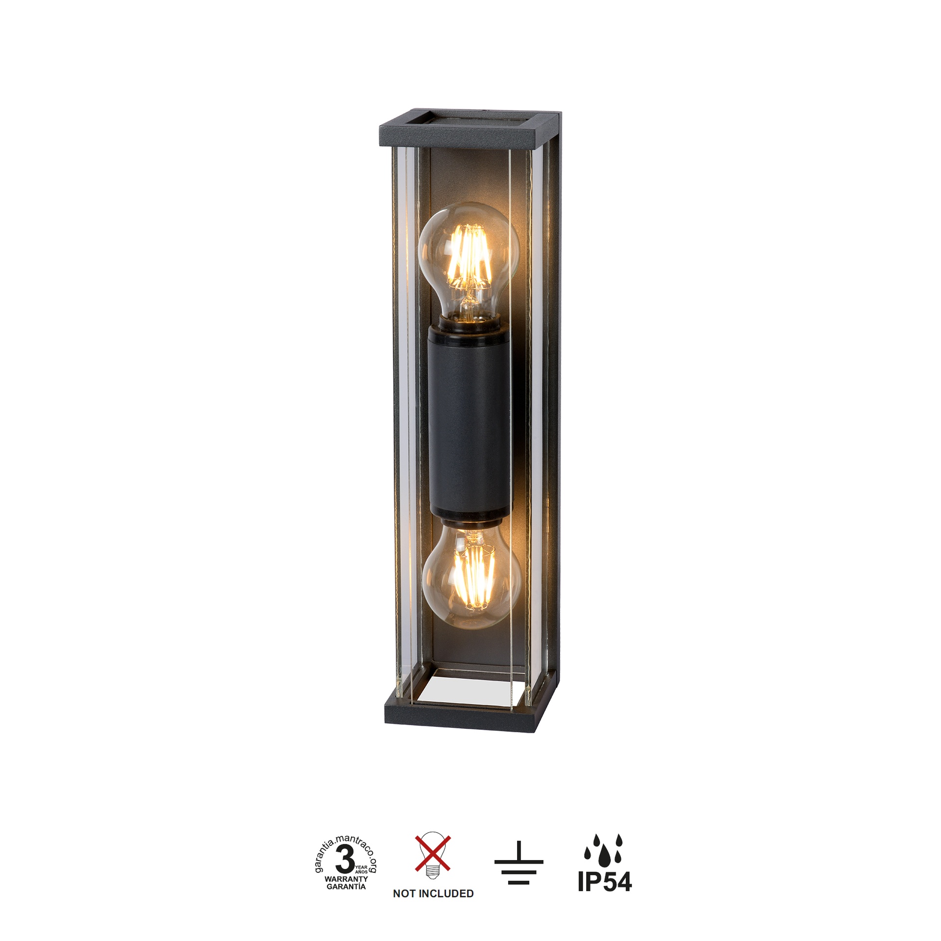 ***OFER/DES*** MERIBEL * APPLIQUE ESTERNO IP54  2L*E27
