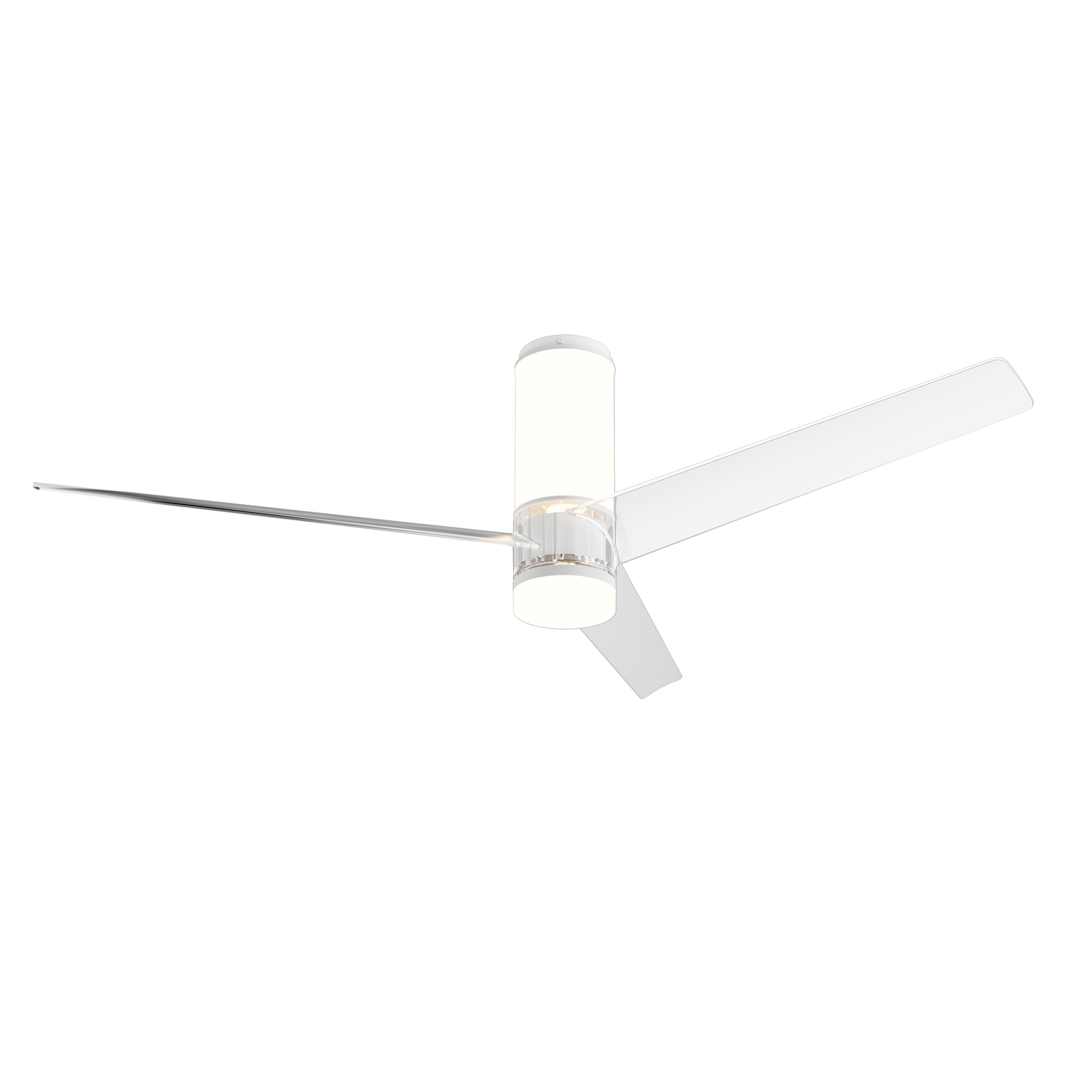 Up Down · Ventilador de aspas con luz · Blanco