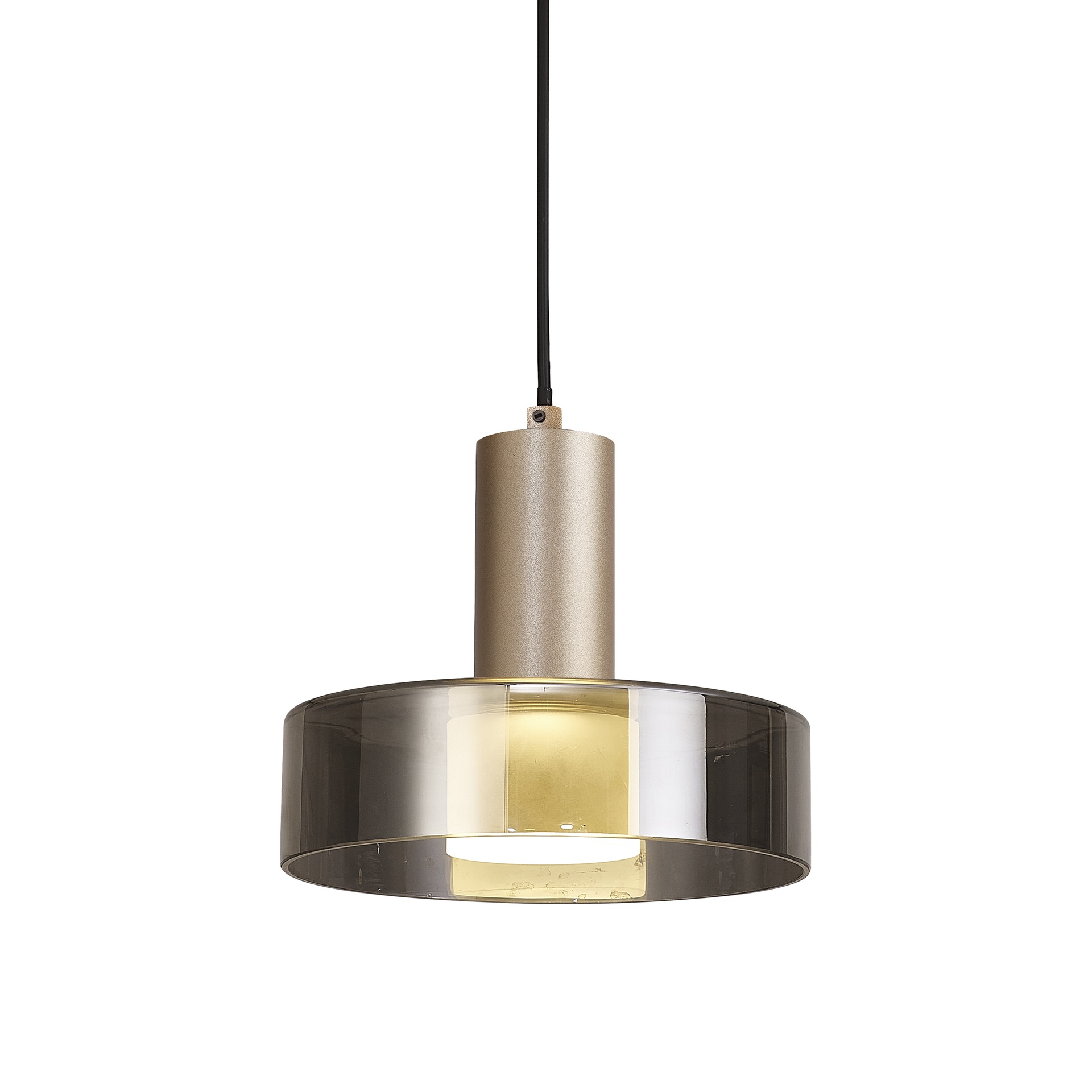 GIN * LED PENDANT (LARGE)  - GOLD + BLACK