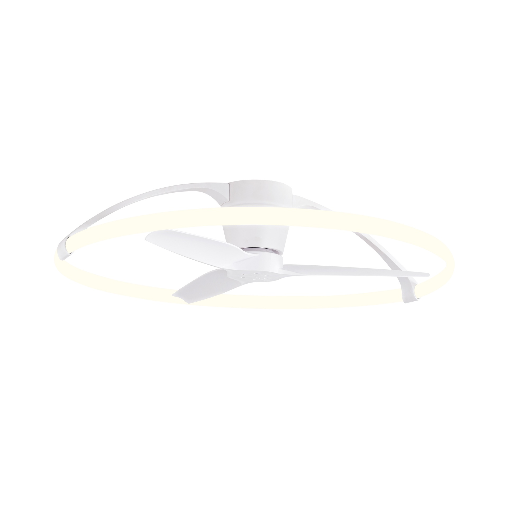 Nepal · Ventilador de aspas con luz · Blanco