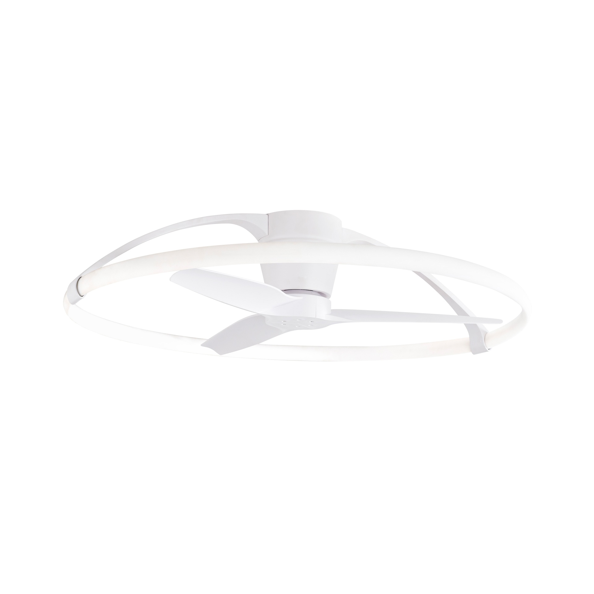 Nepal · Ventilador de aspas con luz · Blanco